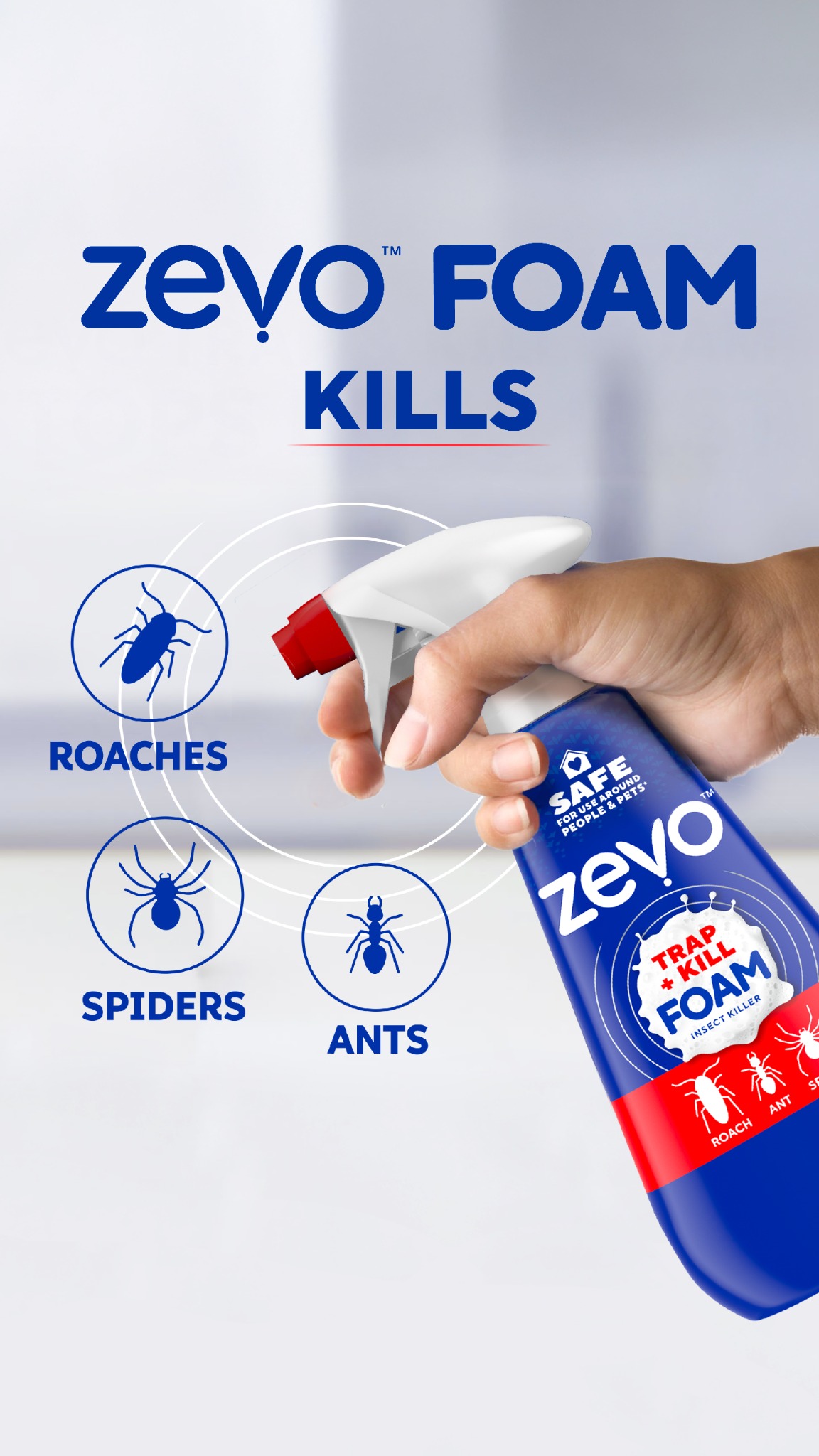 Zevo Facebook ad from May 14, 2026