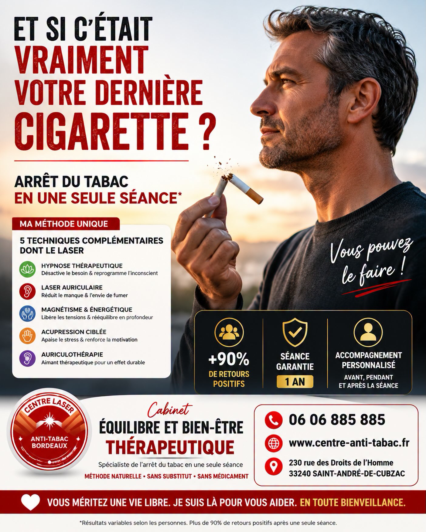 Équilibre et bien-être thérapeutique  Facebook ad