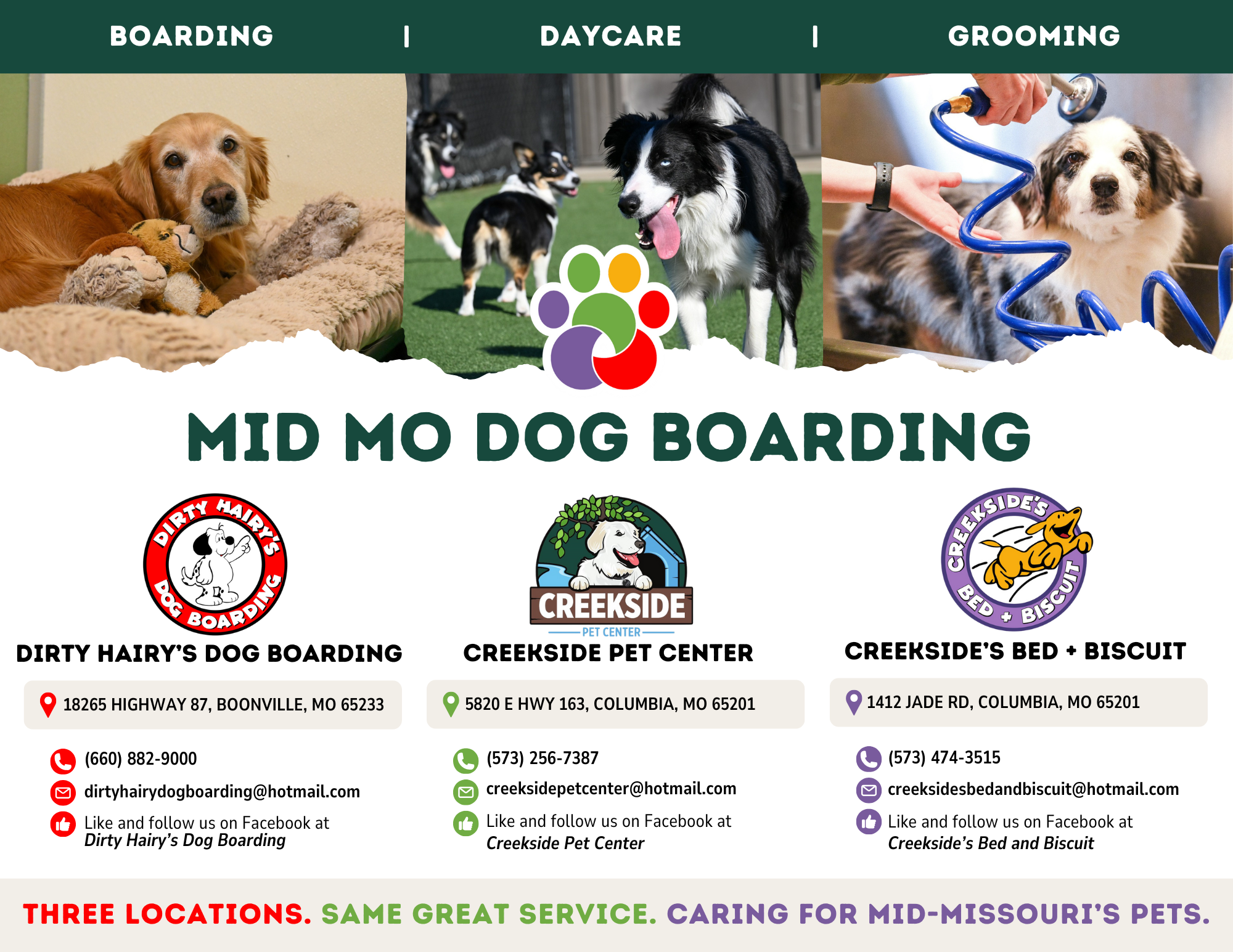 Creekside Pet Center Facebook ad: Creekside Pet Center is Mid Missouri's most unique…