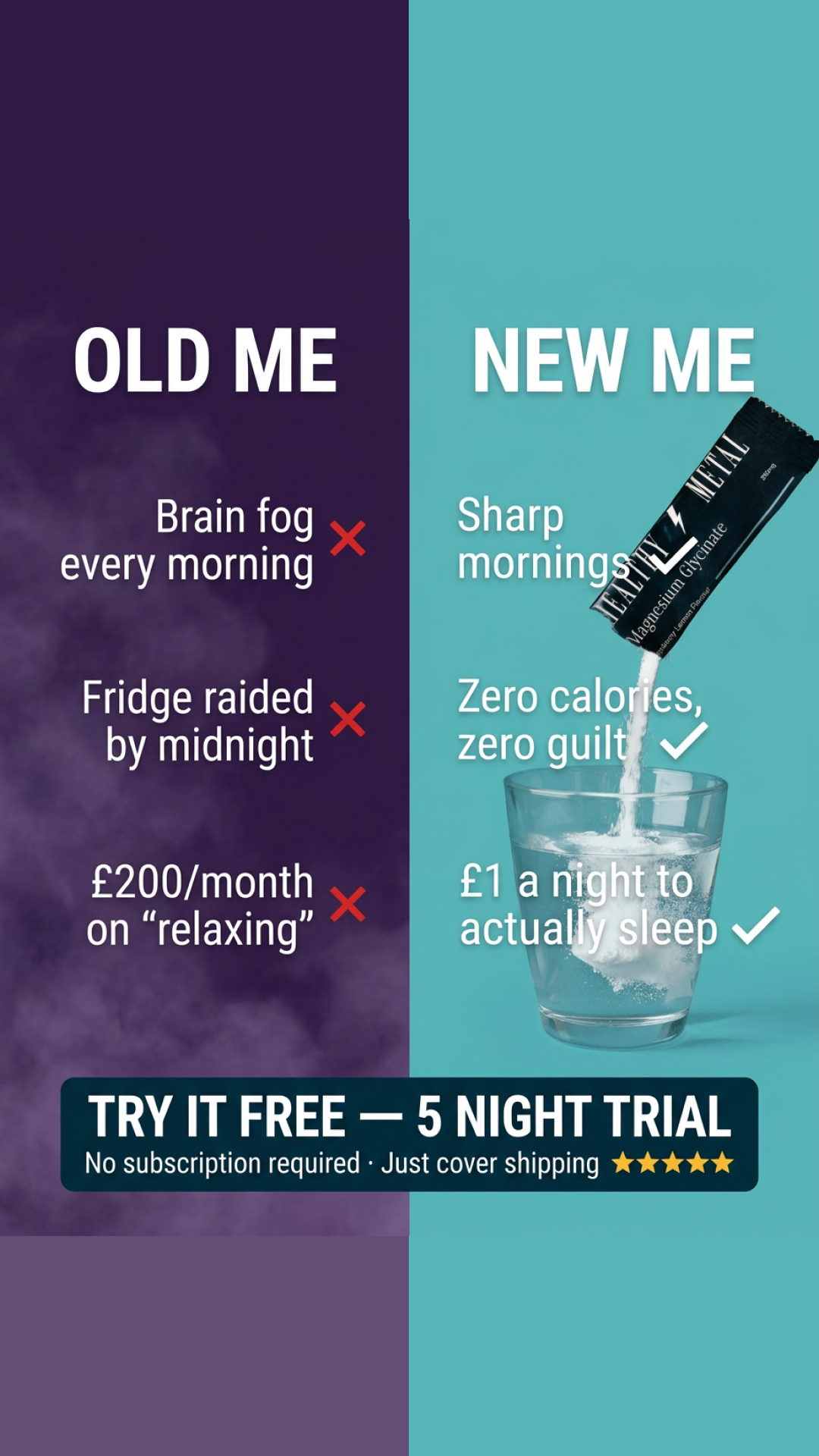 Harry James Facebook ad: 5-Night FREE Trial