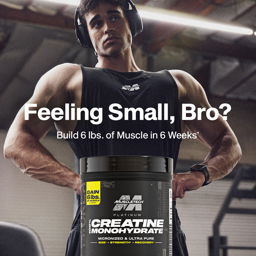MuscleTech Facebook ad