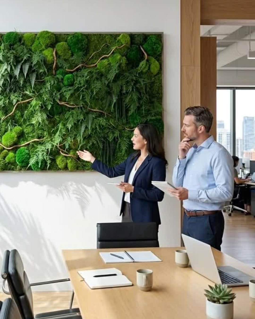 Artisan Moss Facebook ad: Transform your space with nature's beauty