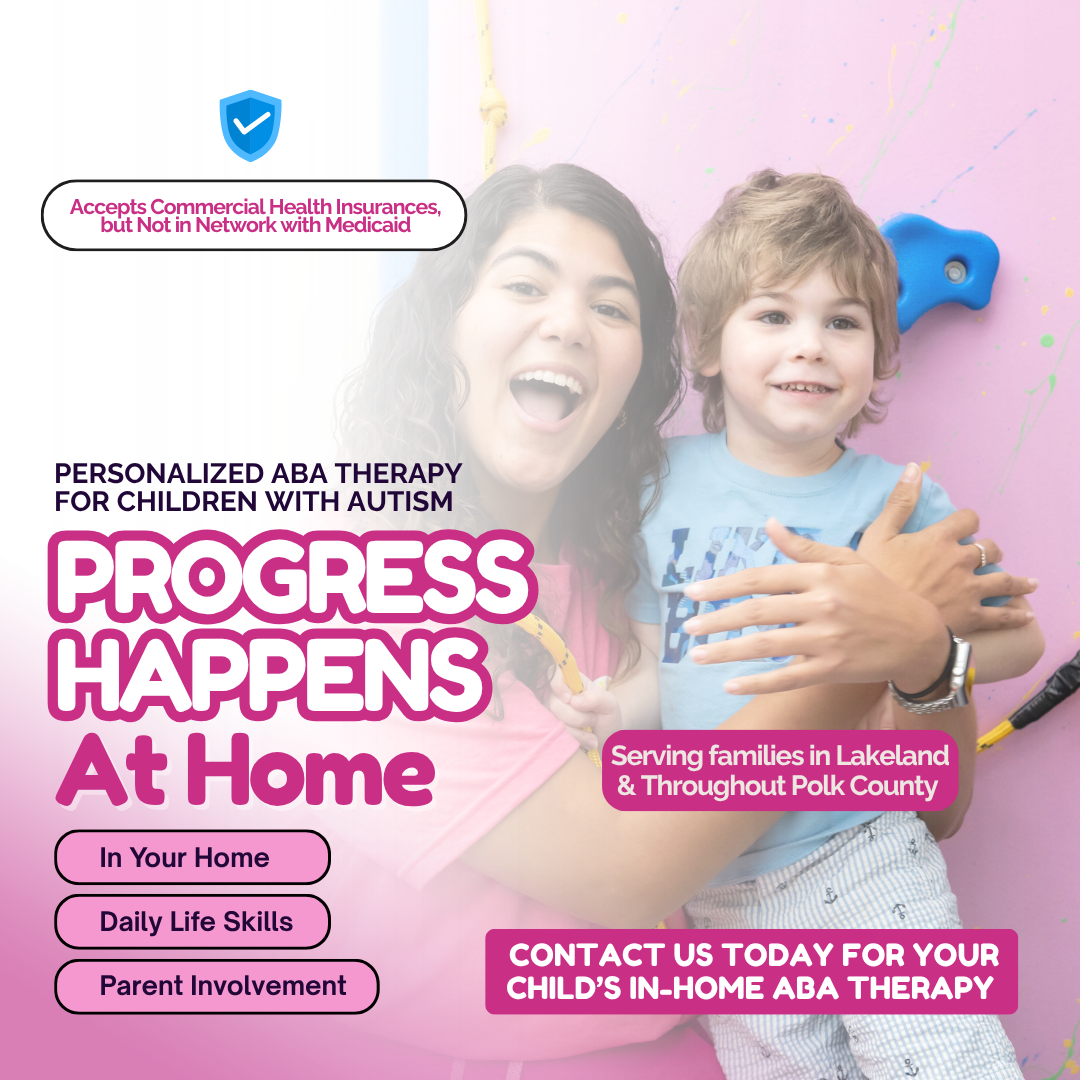 Brightside ABA Facebook ad: Click to explore in-home ABA therapy options in Lakeland…