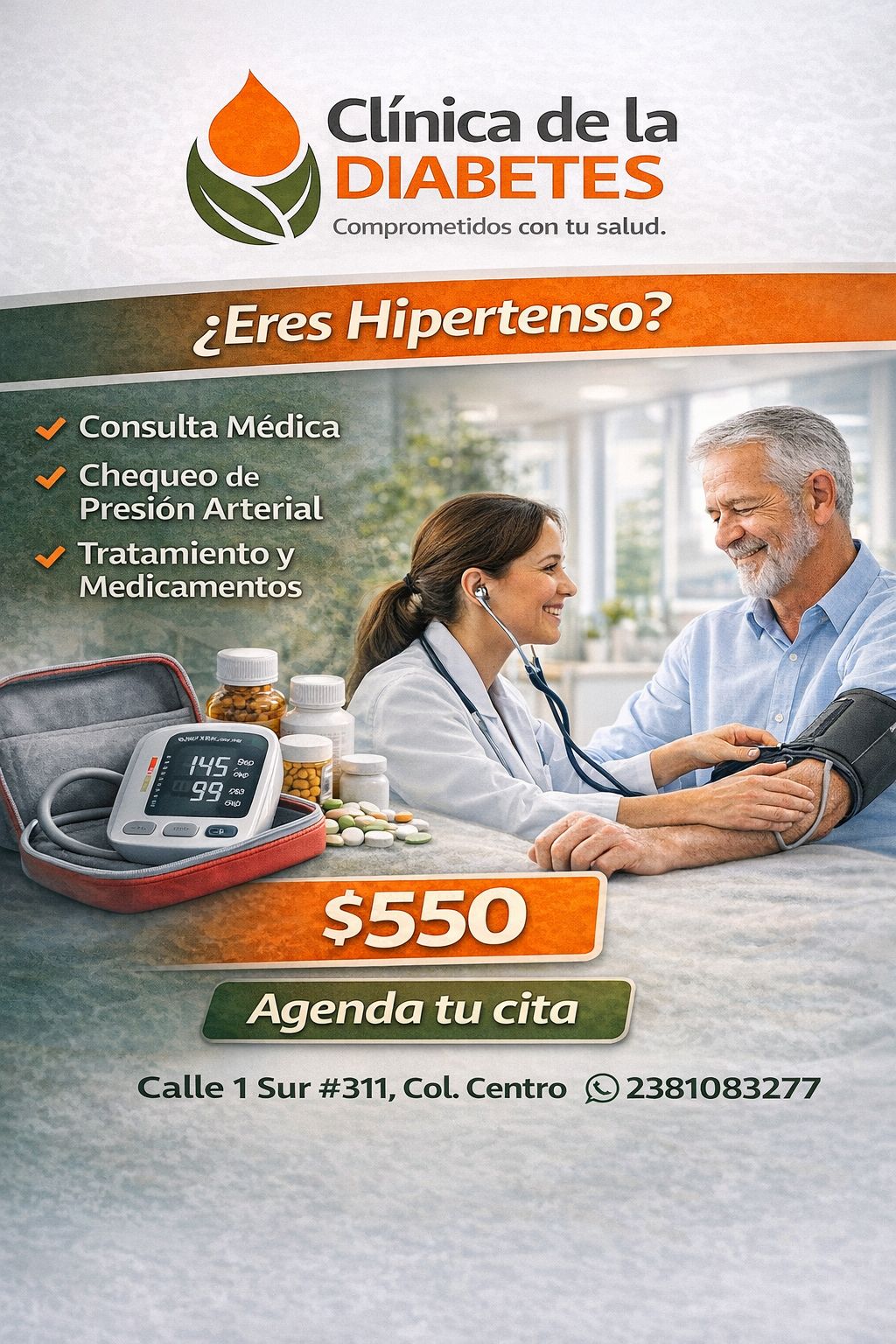 Clínica de la Diabetes Facebook ad from Jun 22, 2026