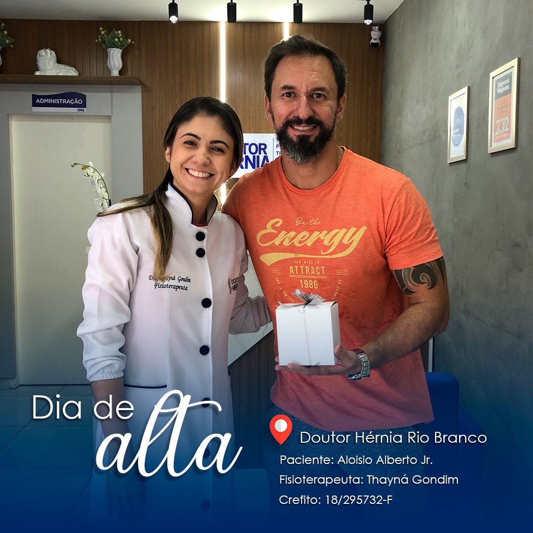 Doutor Hérnia Unidade Rio Branco Facebook ad: Mais um paciente com a qualidade de vida…
