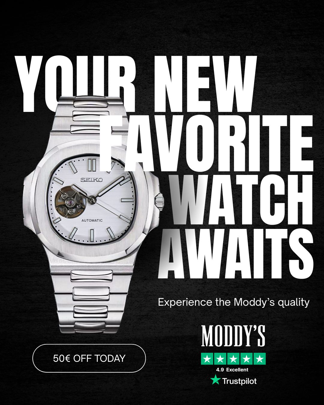 Moddys Custom Watches Facebook ad