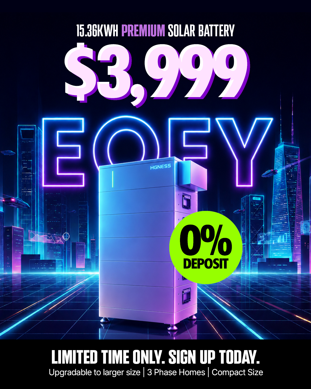 Aussie Solar Batteries Facebook ad: Australia's #1 Solar Battery Installer, 2025 & 2026