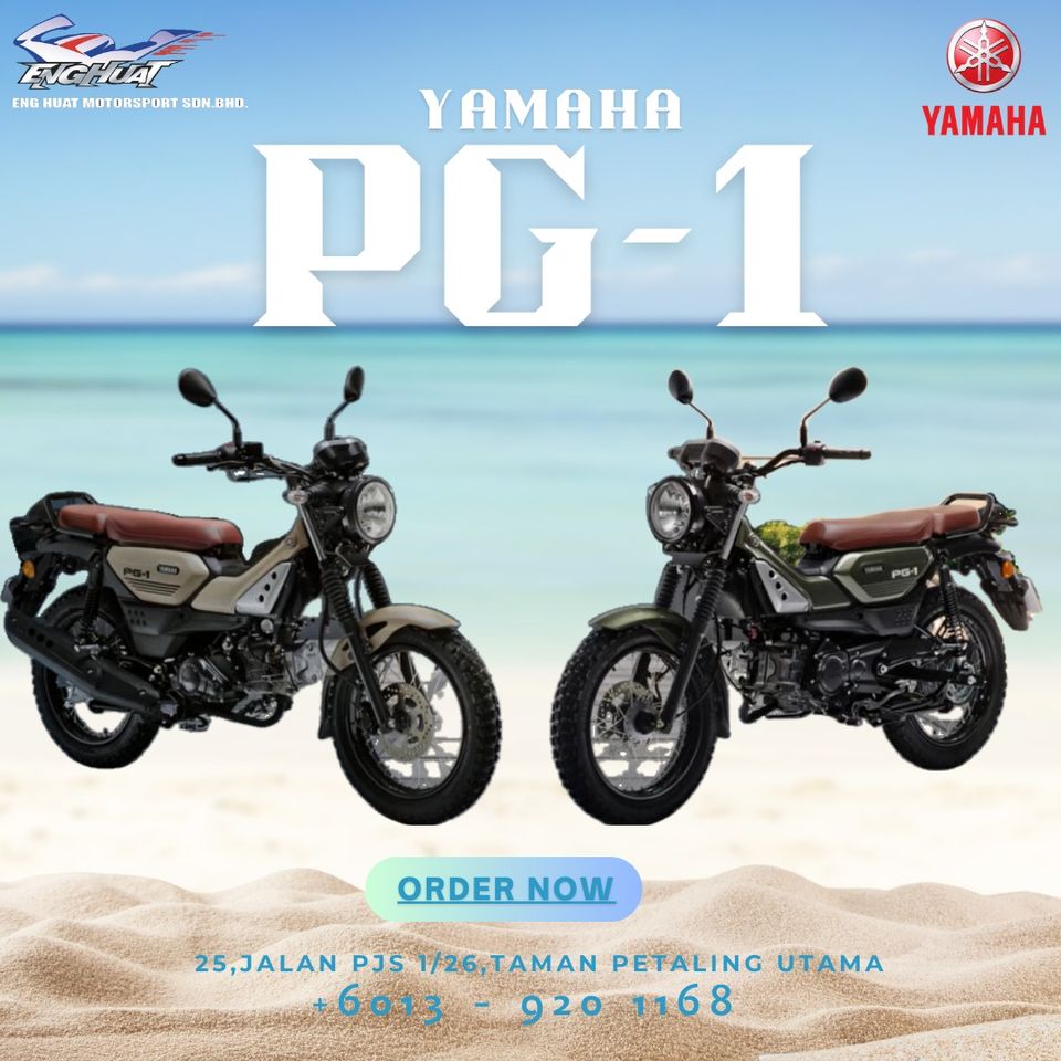 Eng Huat Motorsport Online Facebook ad: Memperkenalkan Yamaha PG-1 115cc