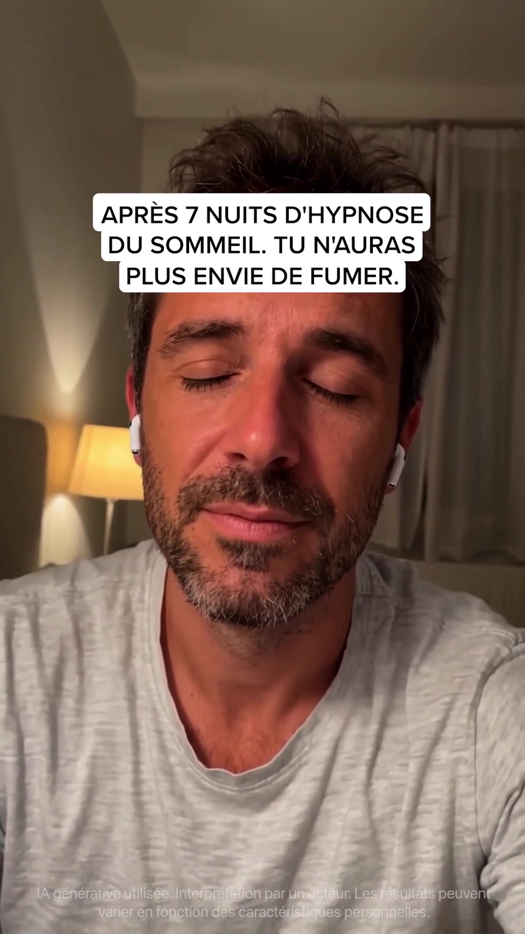 Hypnosis to Stop Smoking Facebook ad: Arrêtez de fumer avec l’hypnothérapie