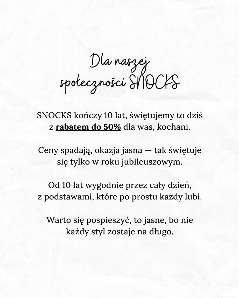Snocks Facebook ad