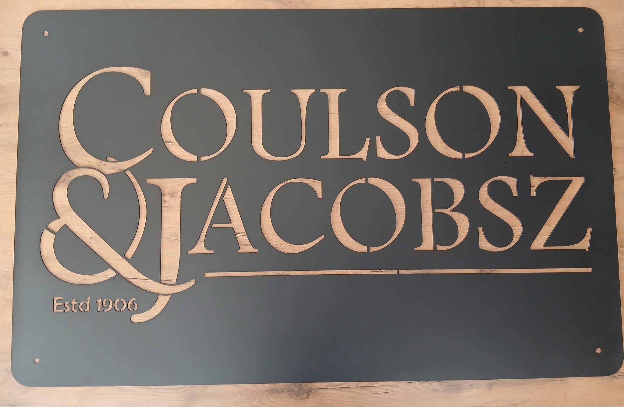 Metal art Facebook ad: Custom Metal orders done