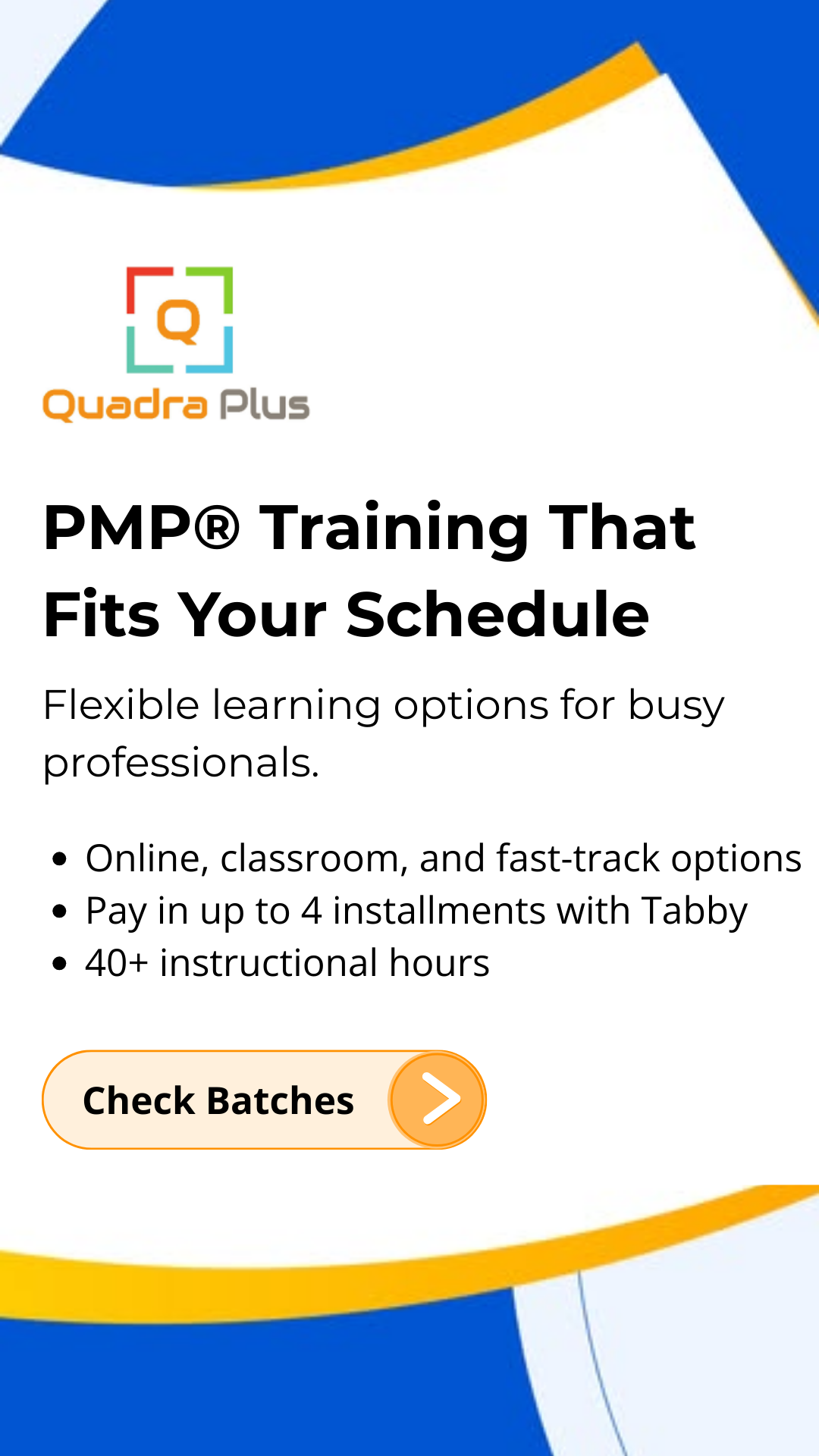 QuadraPlus Professional and Management Training Institute Facebook ad