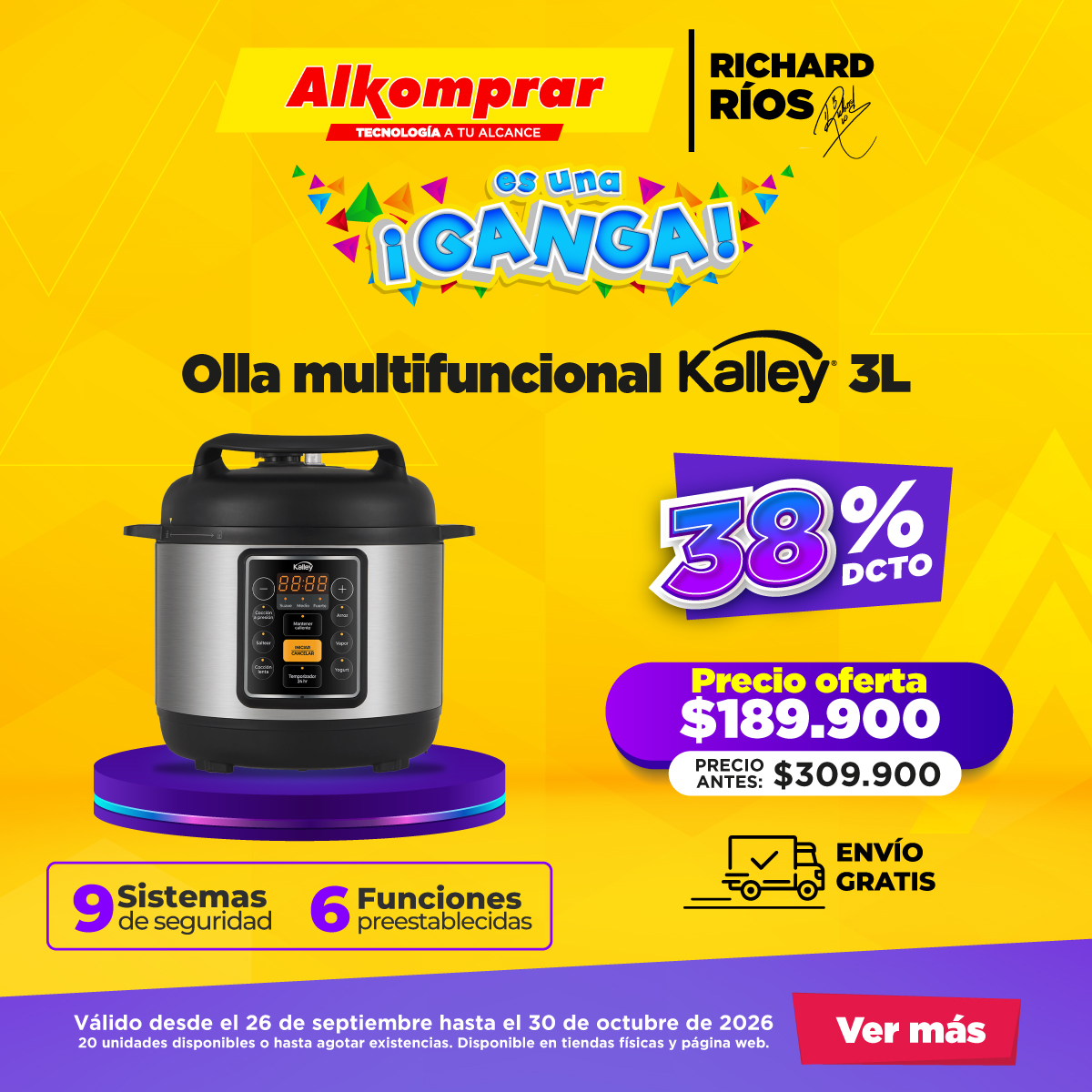 Alkomprar Facebook ad: Mejores Ofertas Kalley