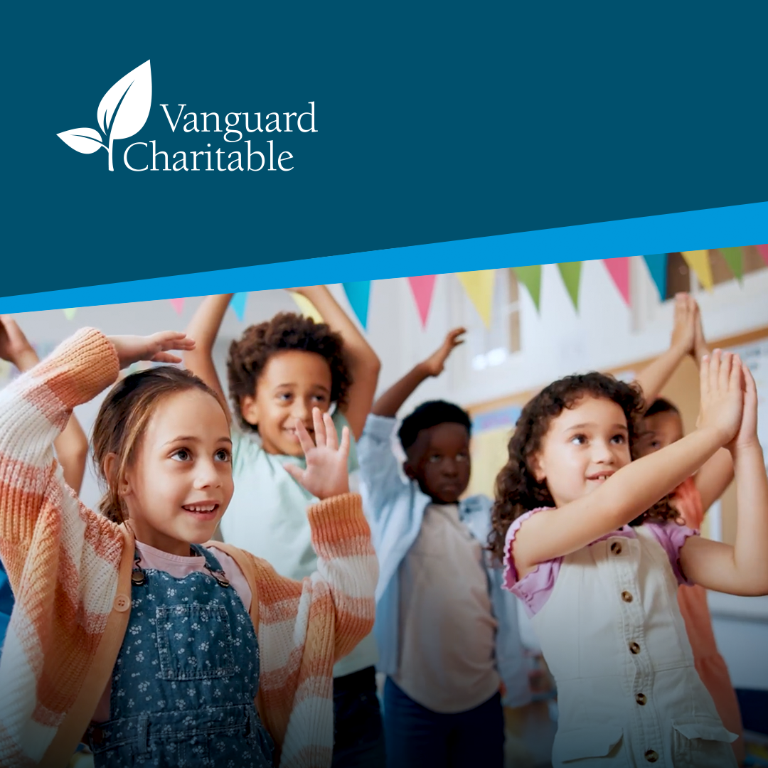 Vanguard Charitable Facebook ad