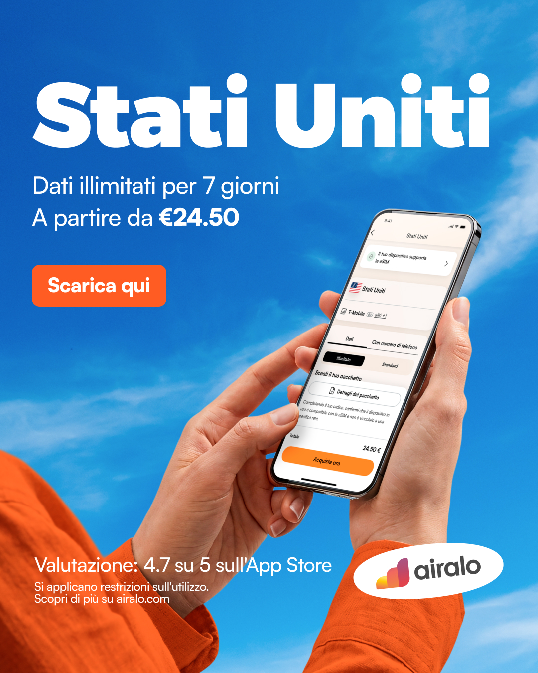 Airalo Global eSIM Store Facebook ad