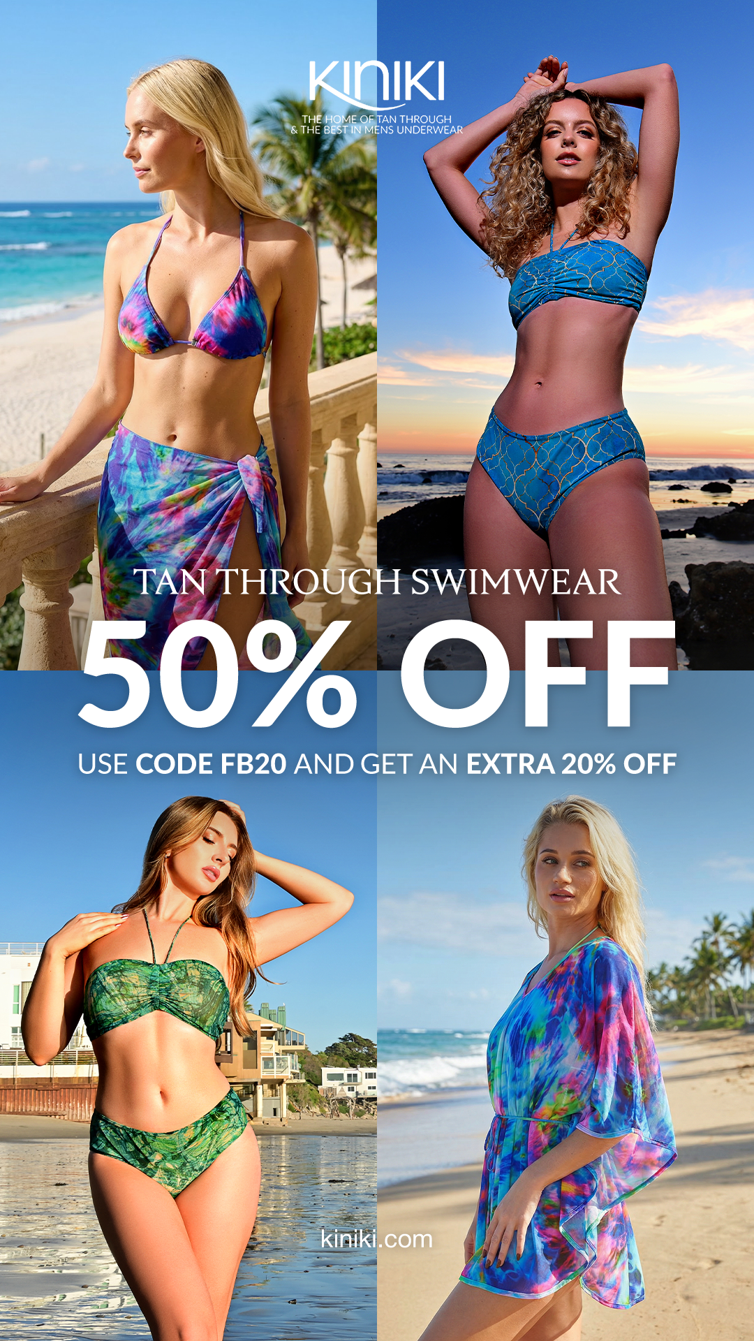 Kiniki Tan Through Swimwear/ Mens Underwear Facebook ad