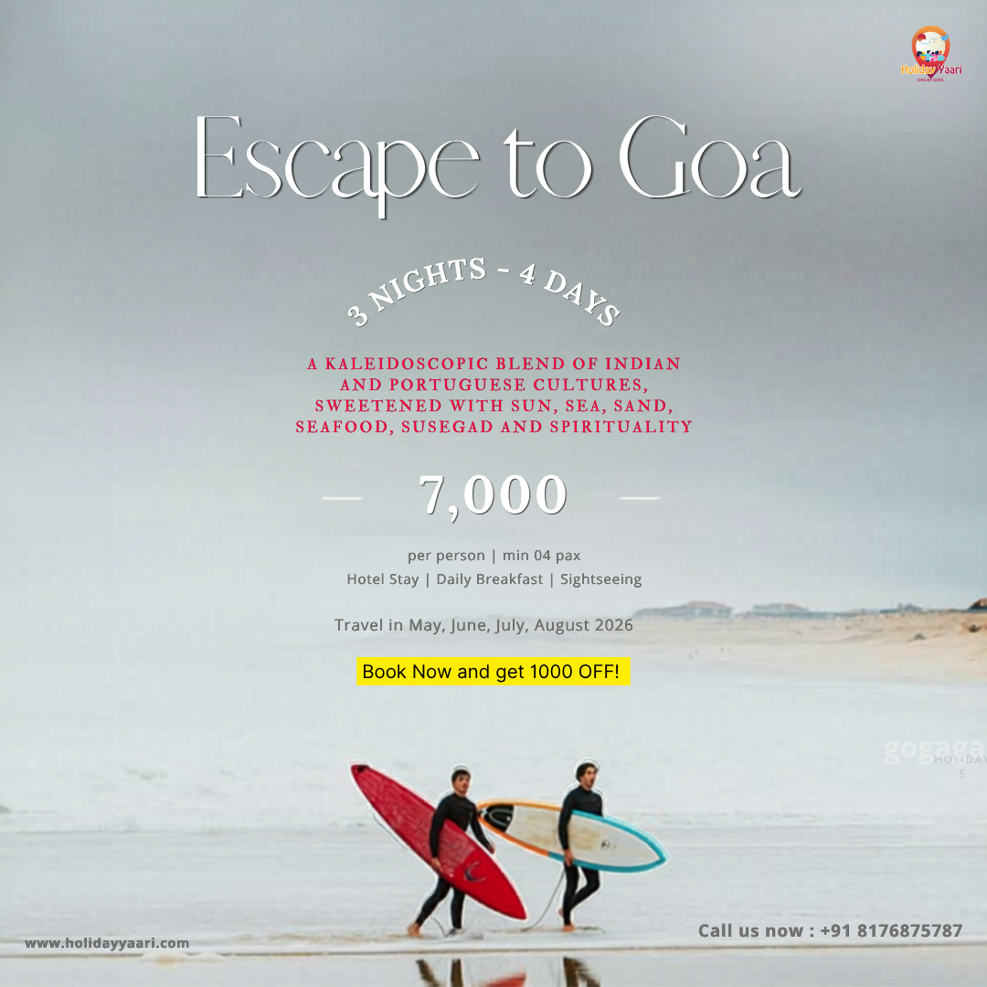 Holiday Yaari Vacations Facebook ad: Goa Deal You Can’t Miss!