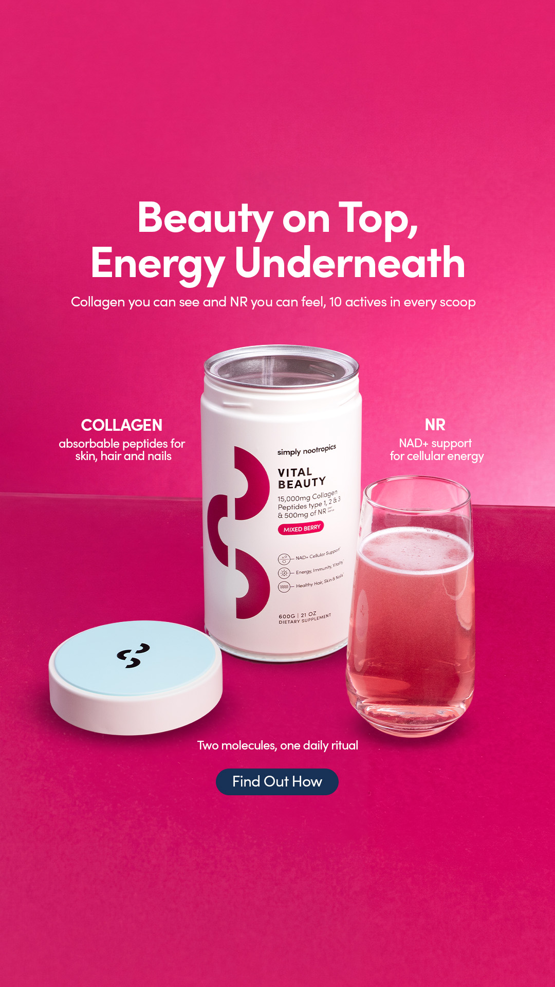 Simply Nootropics Facebook ad