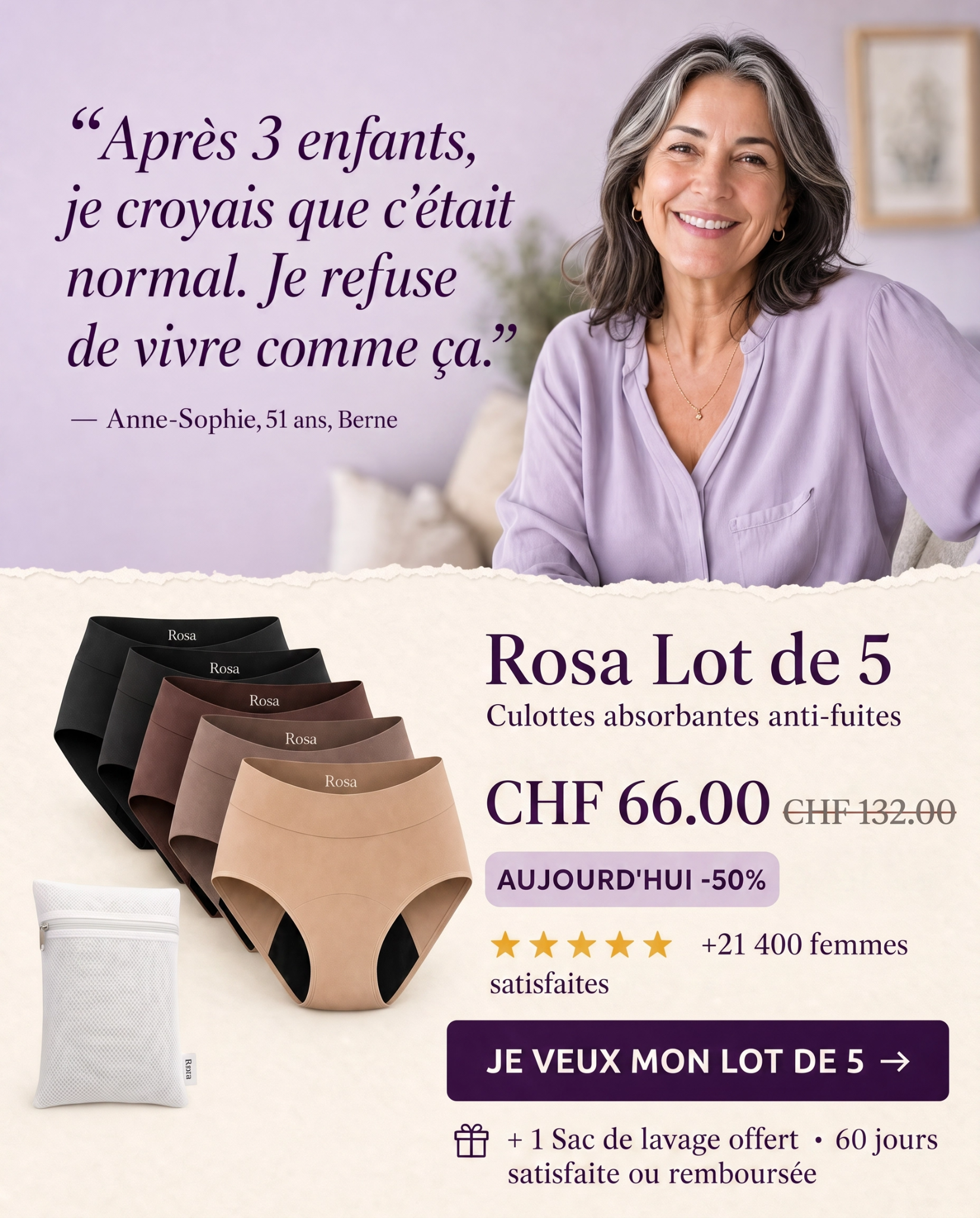 Rosa Facebook ad