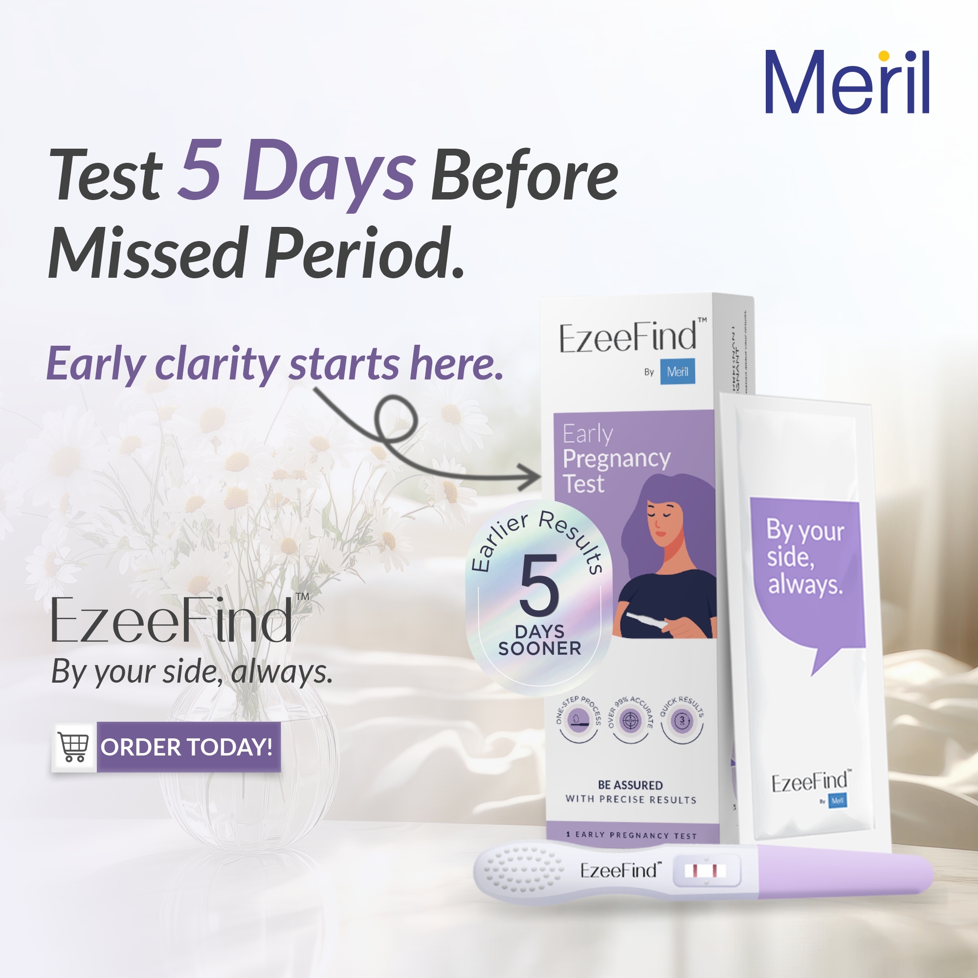 Meril At Home Facebook ad: Get Your Answer in 3 Minutes