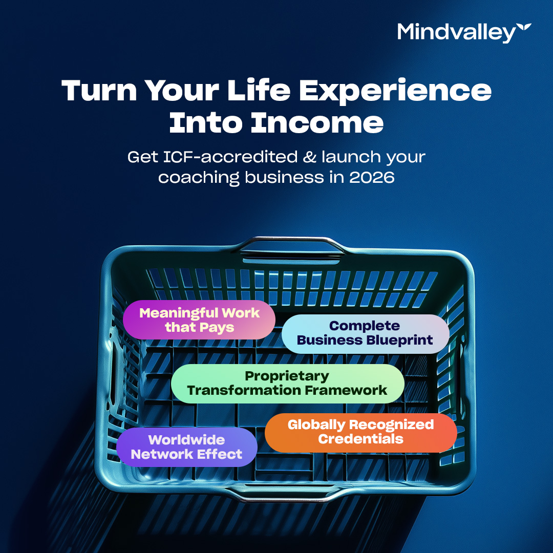 Mindvalley Facebook ad: 1 billion people need guidance.