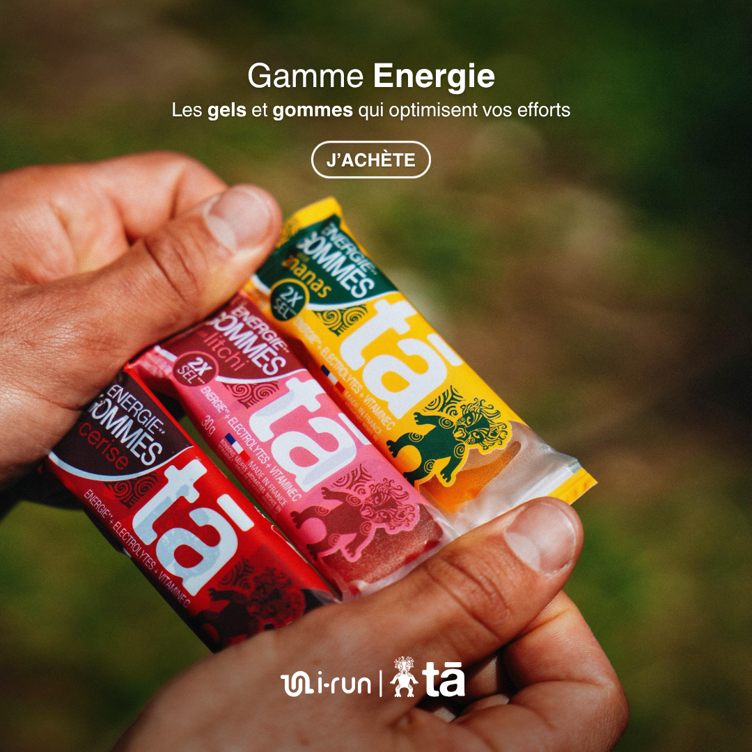 i-Run Facebook ad: Gommes et gels TA Energy