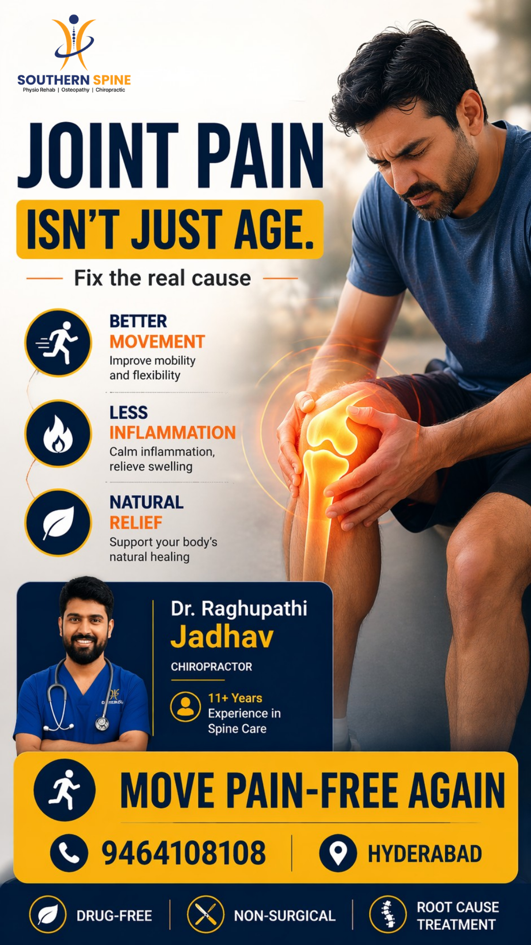 Dr Jadhav chiropractor Facebook ad