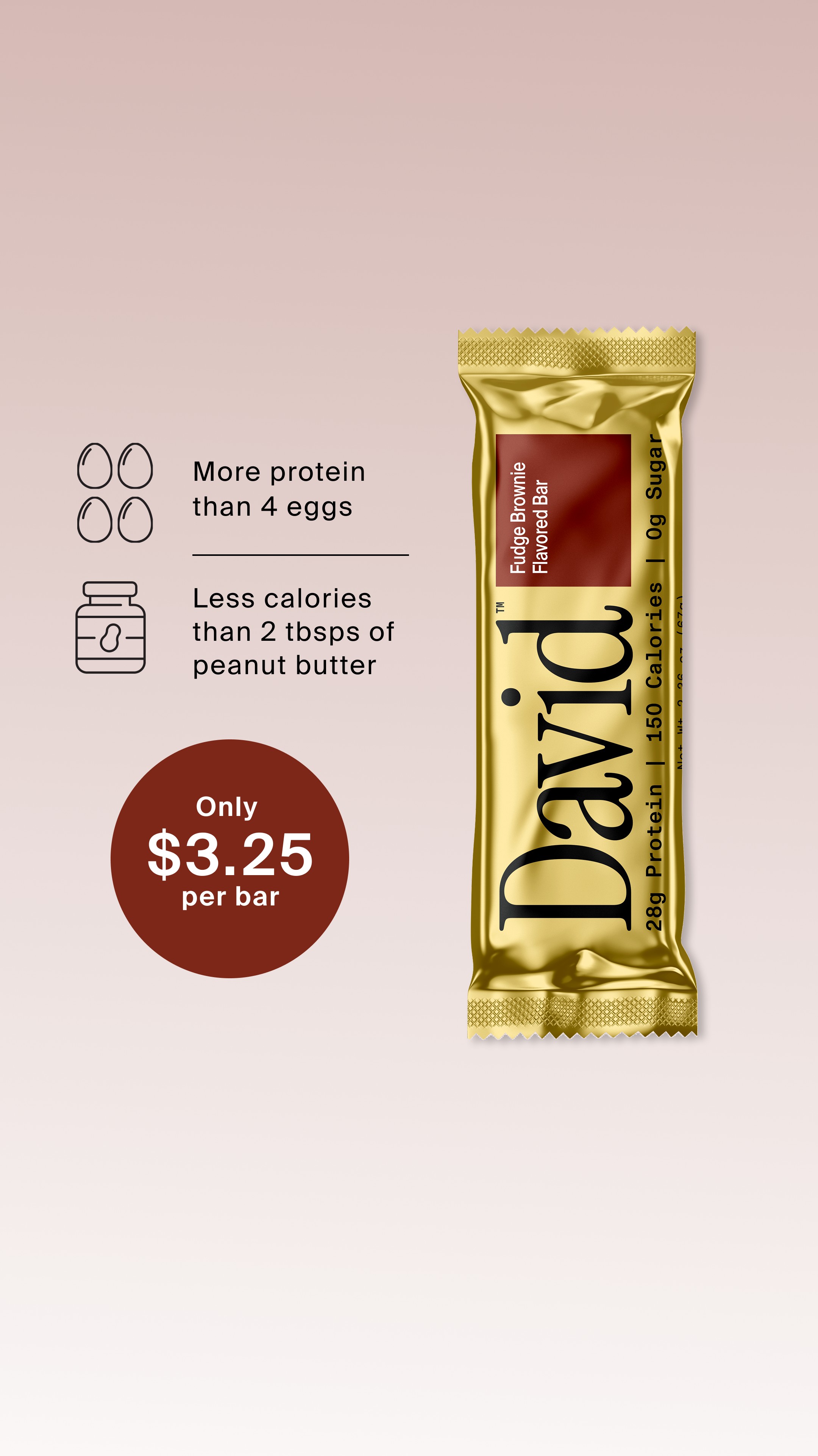 David Protein Facebook ad
