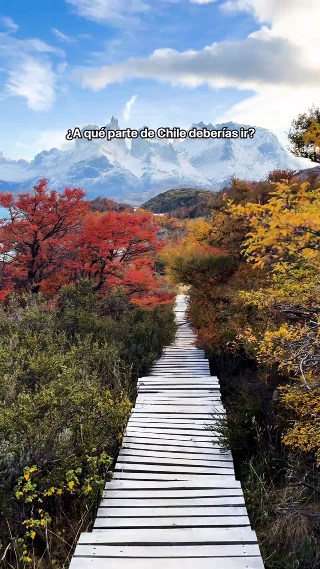 Chile Travel Facebook ad: Chile tiene un destino para cada personalidad.