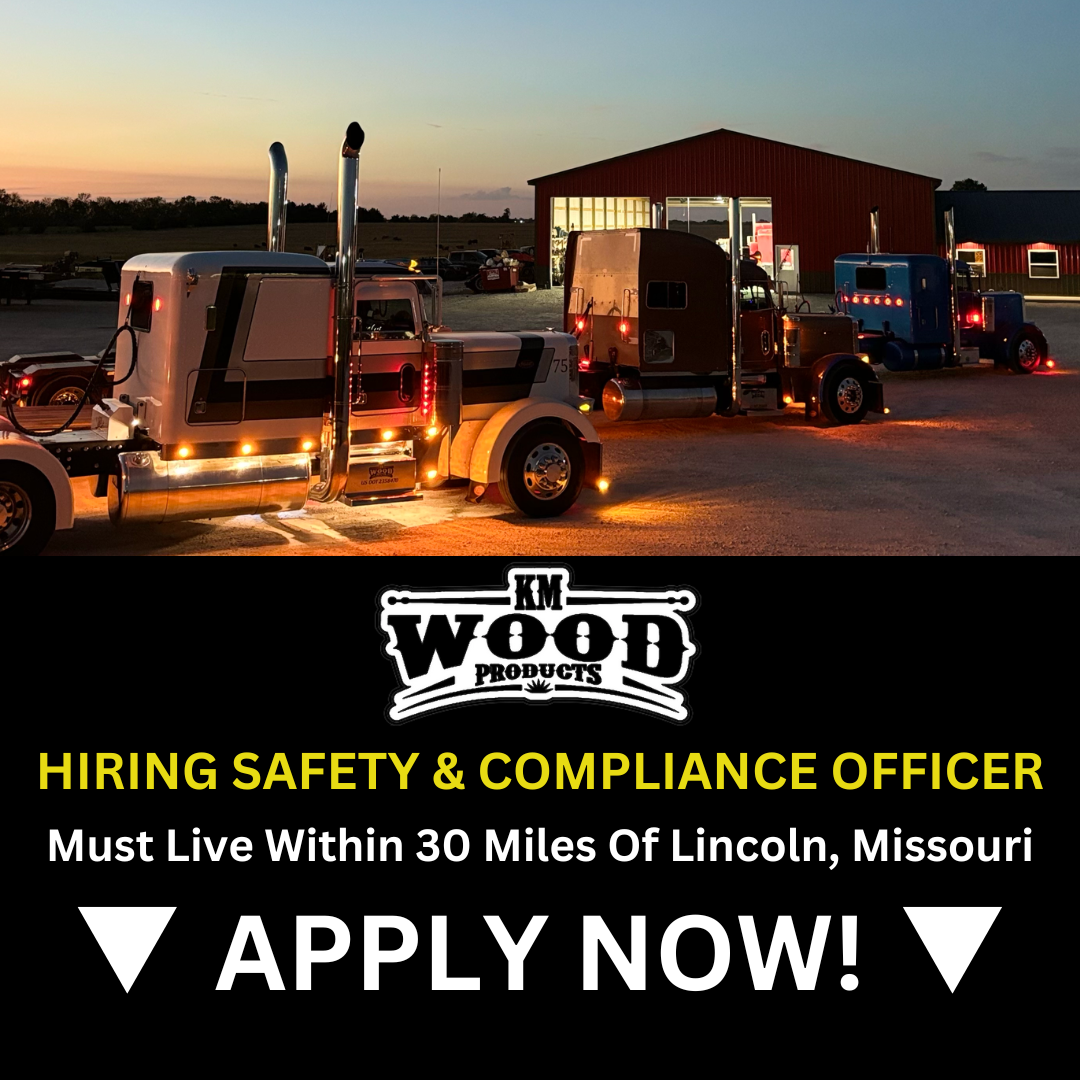 K.M. Wood Products LLC Facebook ad: Apply Now!