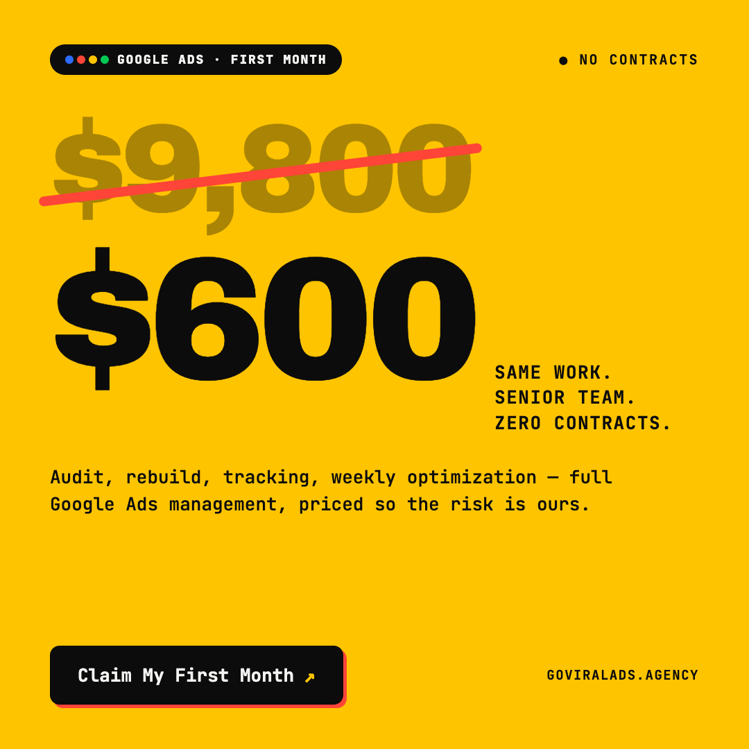 GoViral Ads.Agency Facebook ad