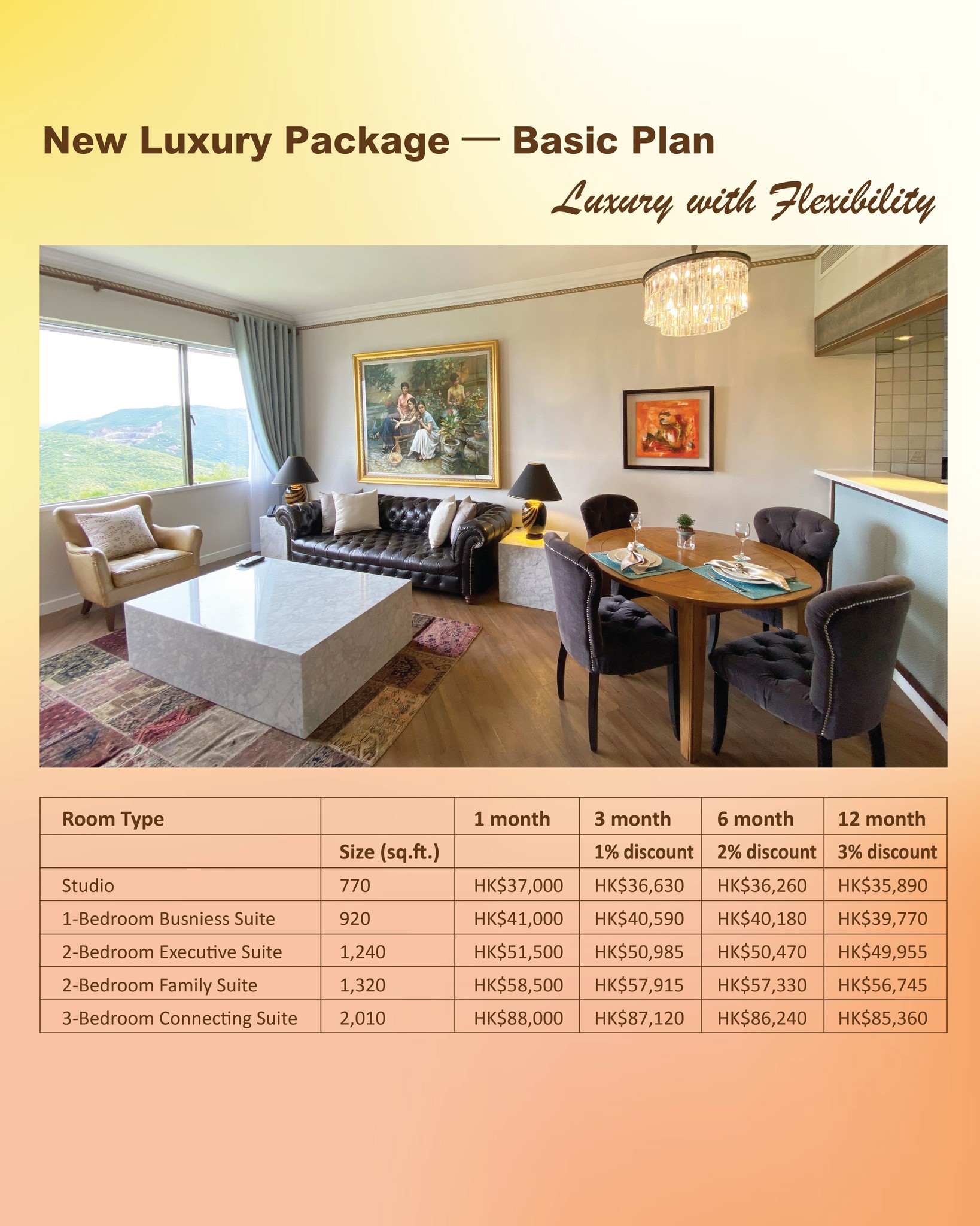 Hong Kong Parkview Facebook ad: New Luxury Package - Basic Plan