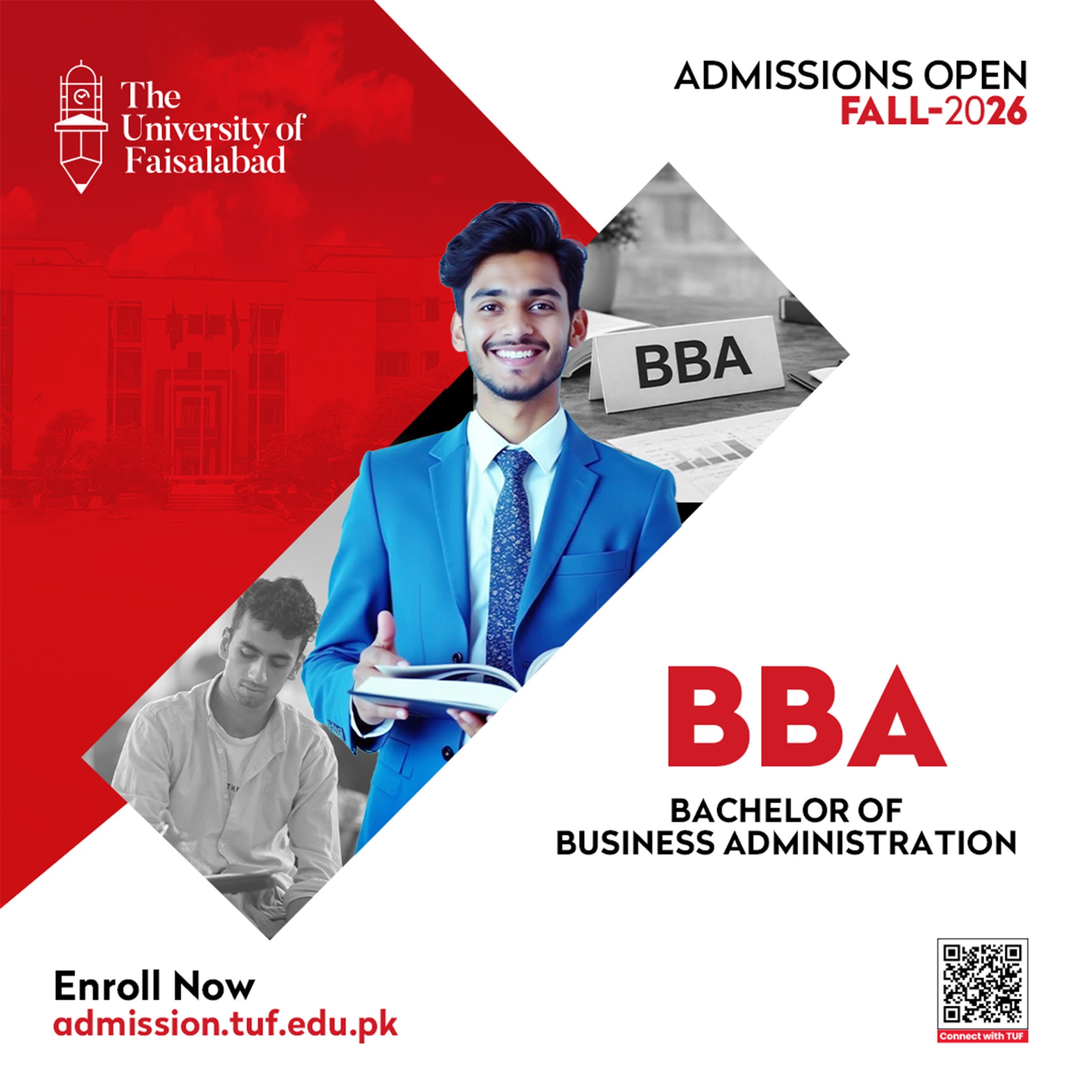 The University of Faisalabad Facebook ad