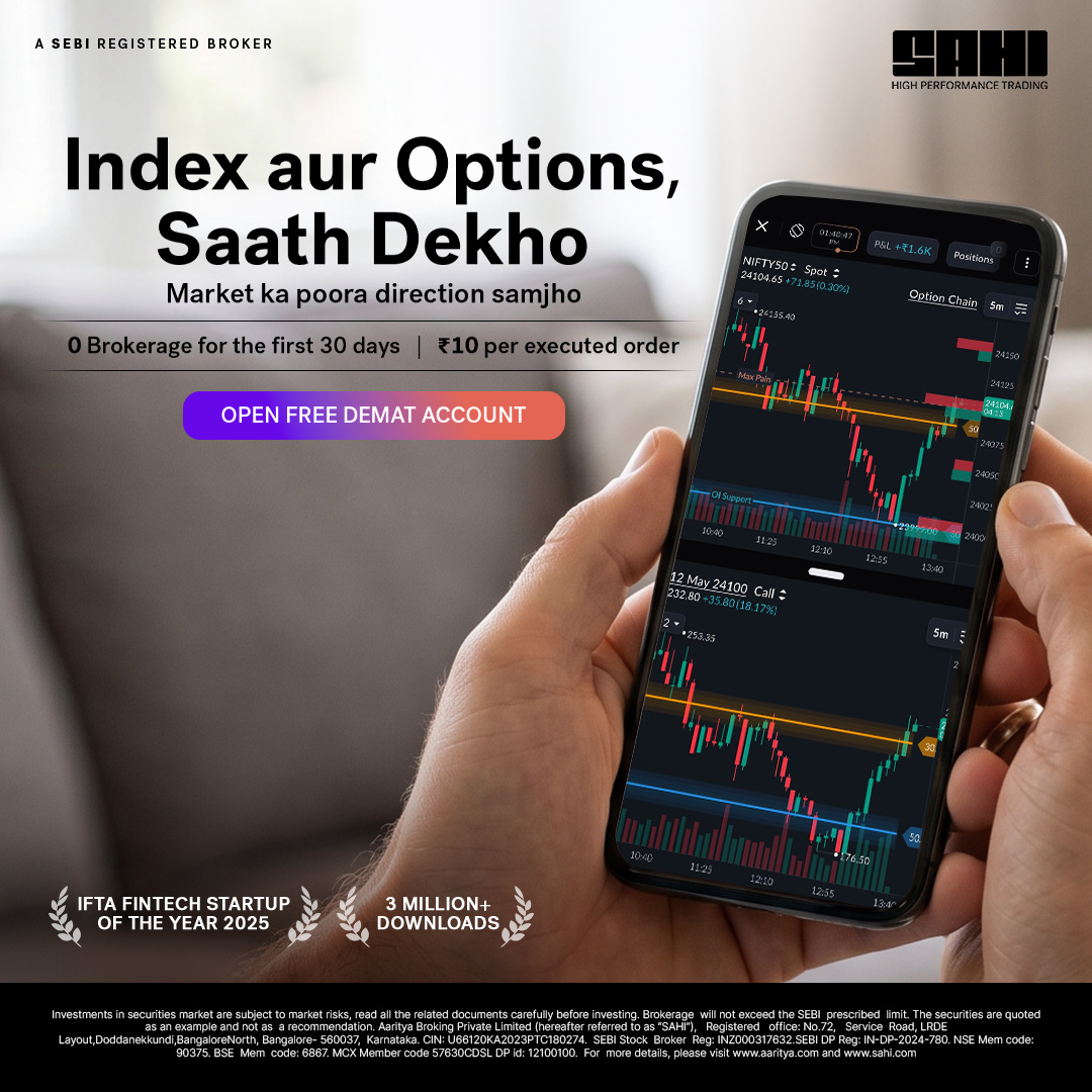 Sahi Trading App Facebook ad from Aug 18, 2026