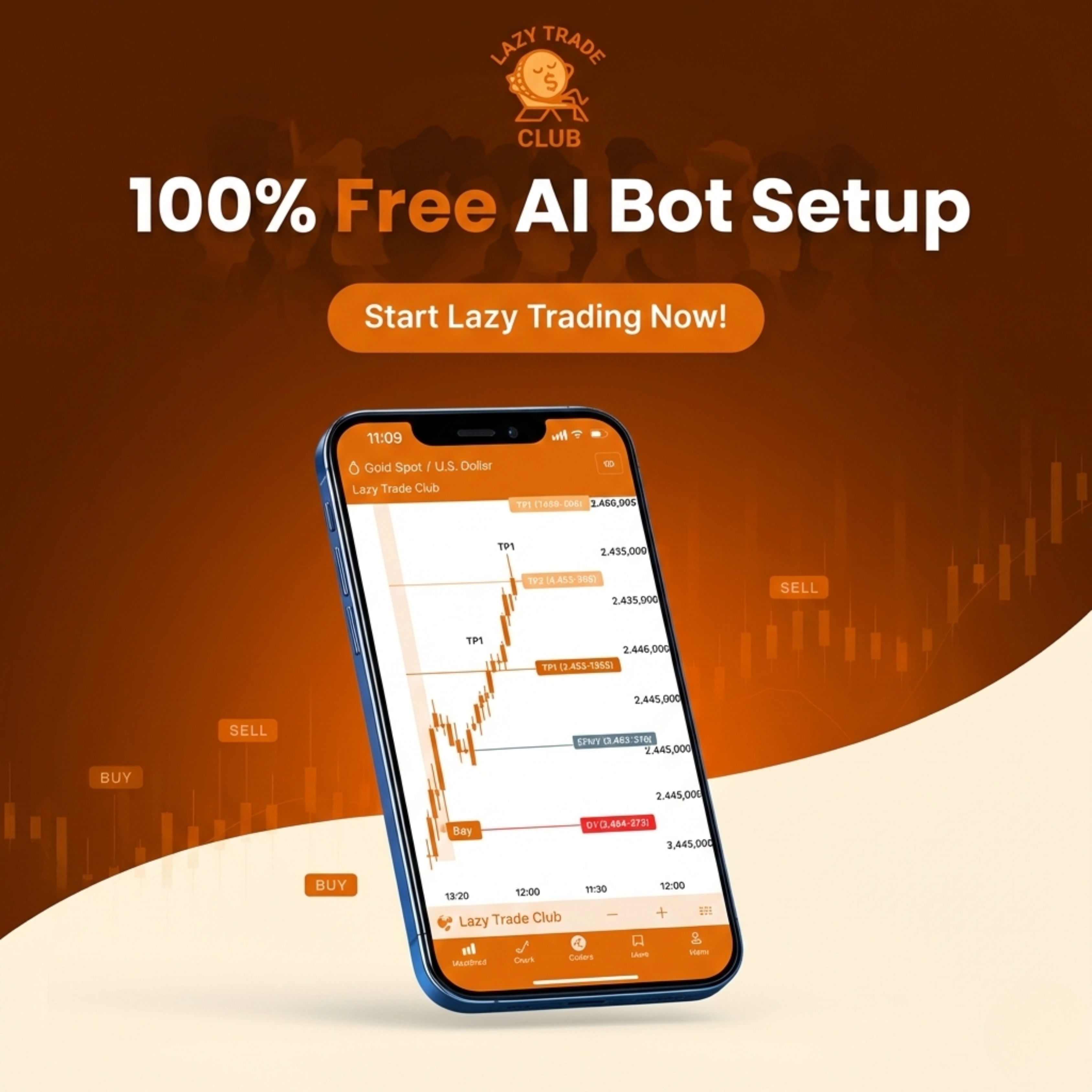 Lazy Trade Club Facebook ad: Try the Automated System for Free