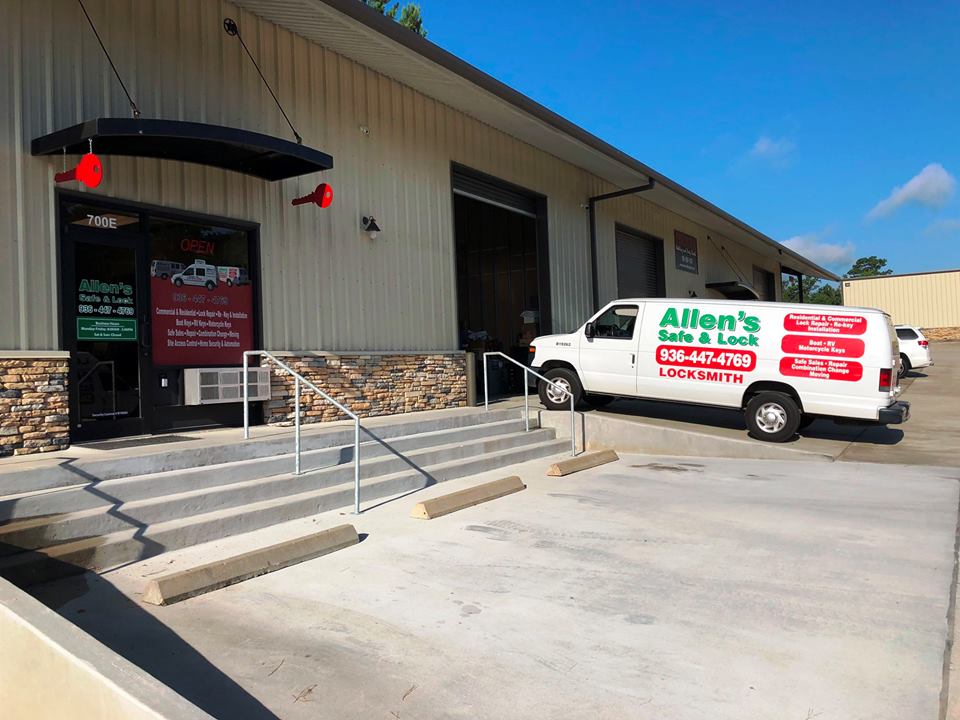 Allen's Safe & Lock Facebook ad: Local locksmith with storefront providing residential and…