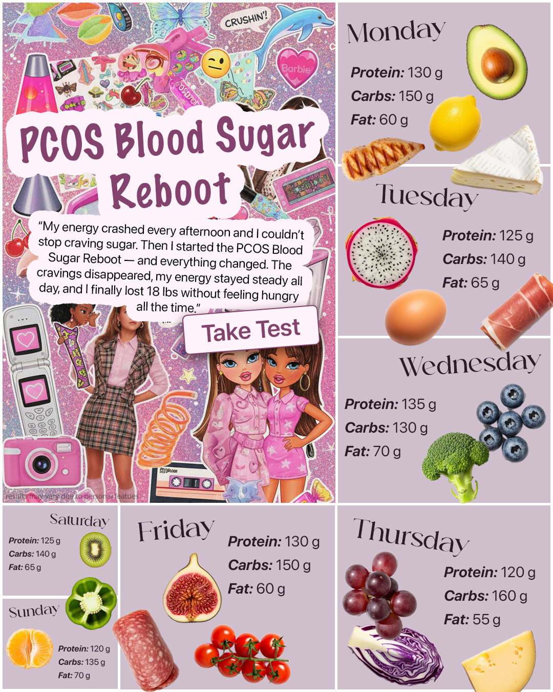 PCOS Weight Loss Hacks Facebook ad