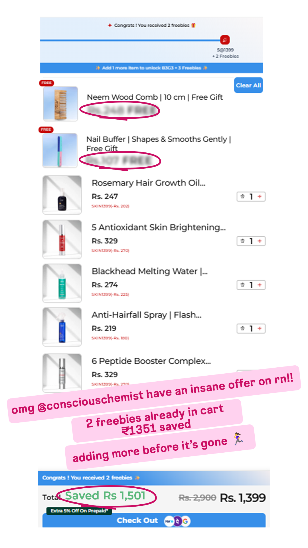 Conscious Chemist Facebook ad