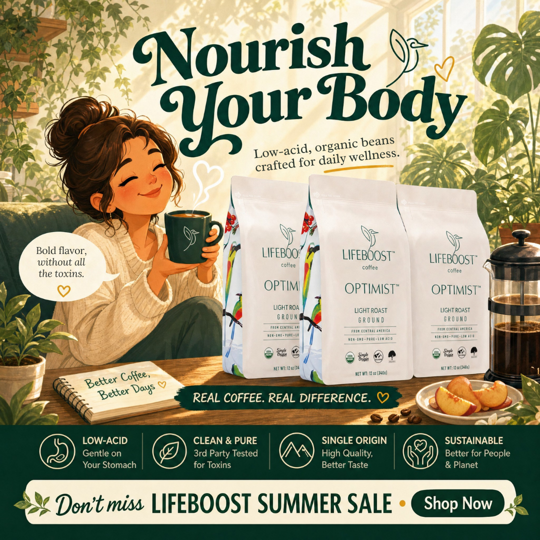 Lifeboost Coffee Facebook ad