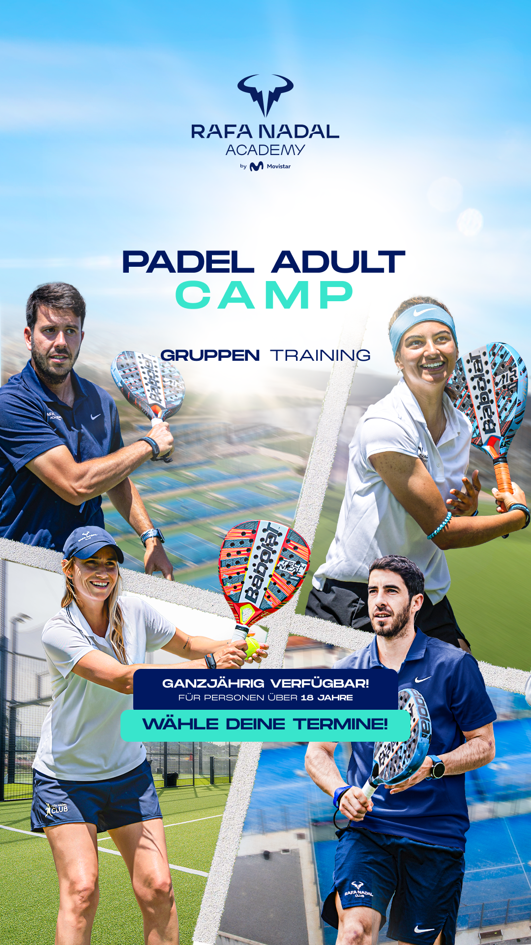Rafa Nadal Academy Facebook ad