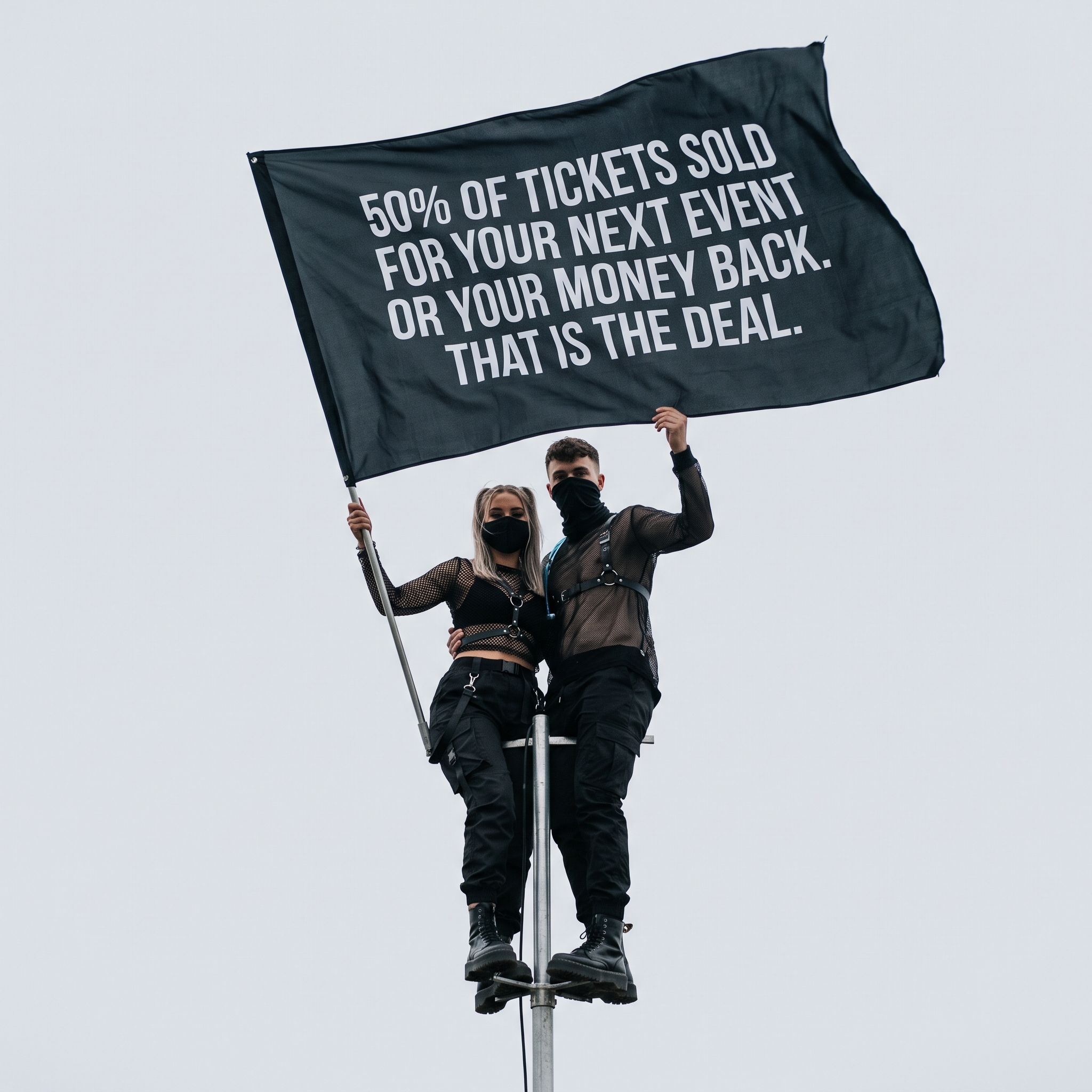 PRL Event Marketing Facebook ad: We Turn Music Fans Into Ticket Buyers -->