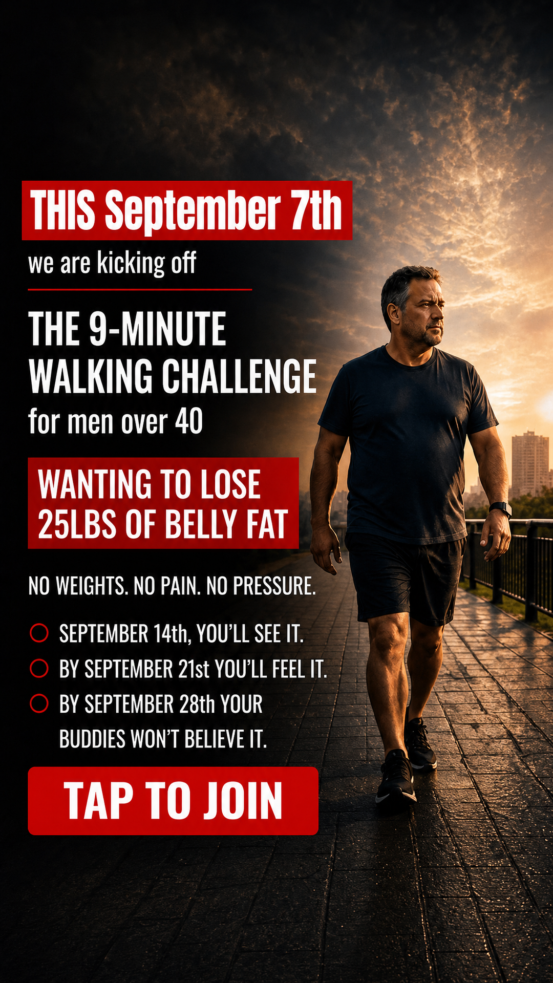 WalkFit Daily Walking Plan Facebook ad