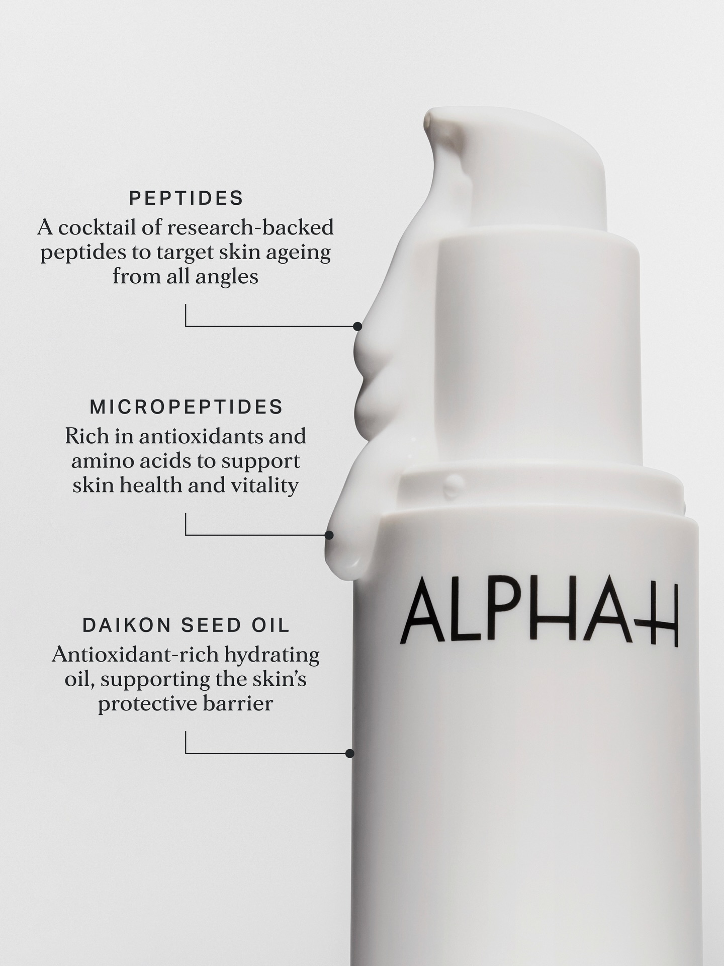 Alpha-H Facebook ad: Peptide Collection