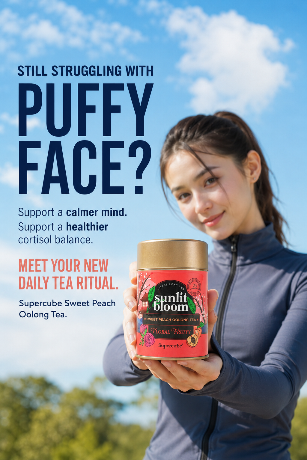 Supercube HQ Facebook ad: Support Better Cortisol Balance
