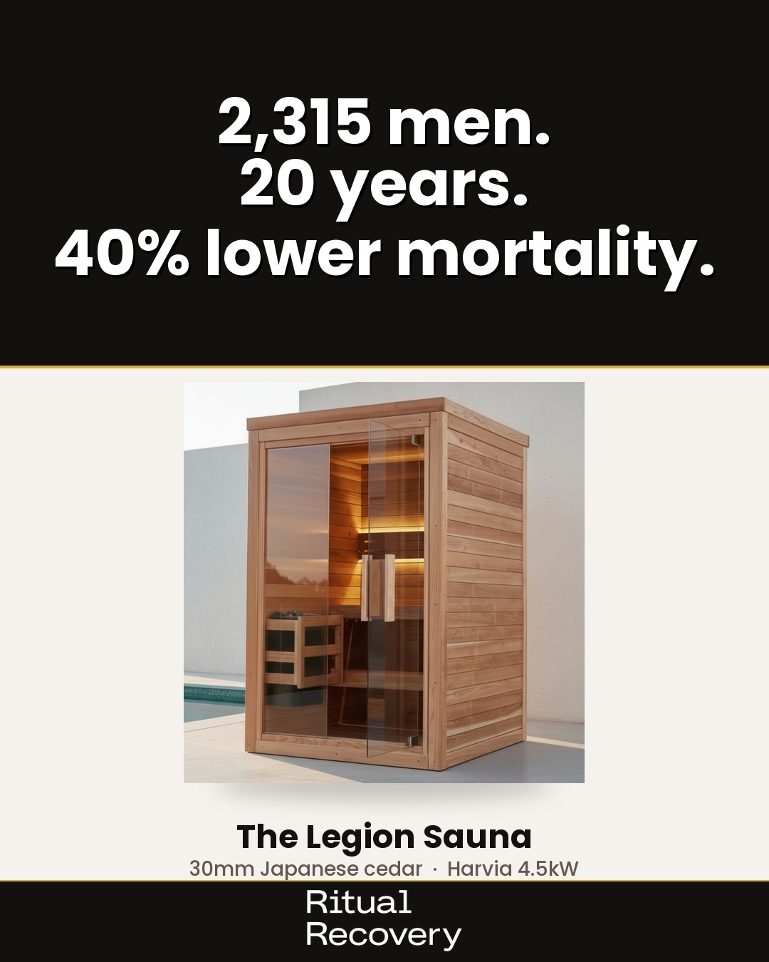 Ritual Recovery Facebook ad