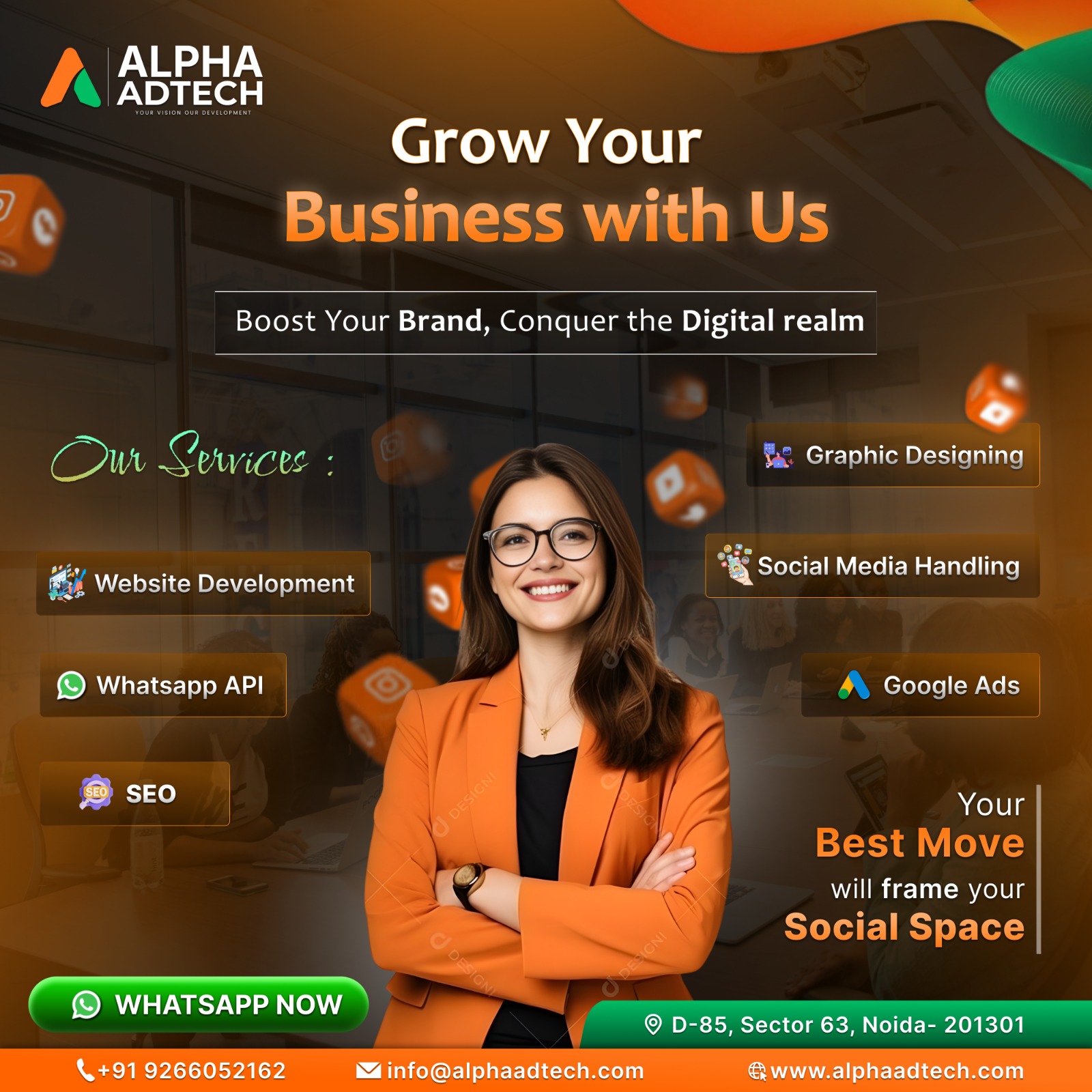 Alphaadtech Pvt Ltd Facebook ad: Let’s work together to grow your brand and achieve your…