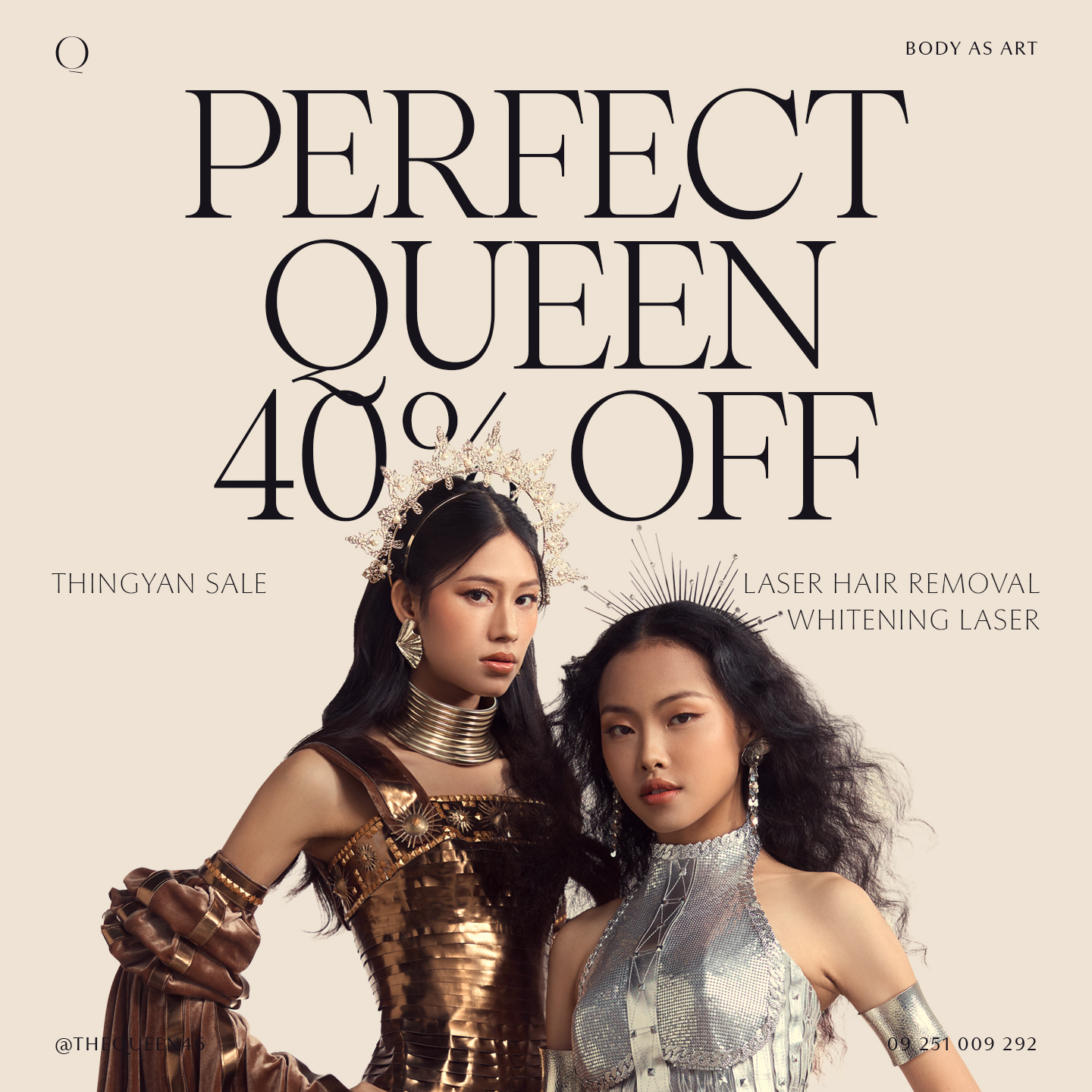 The Queen Facebook ad