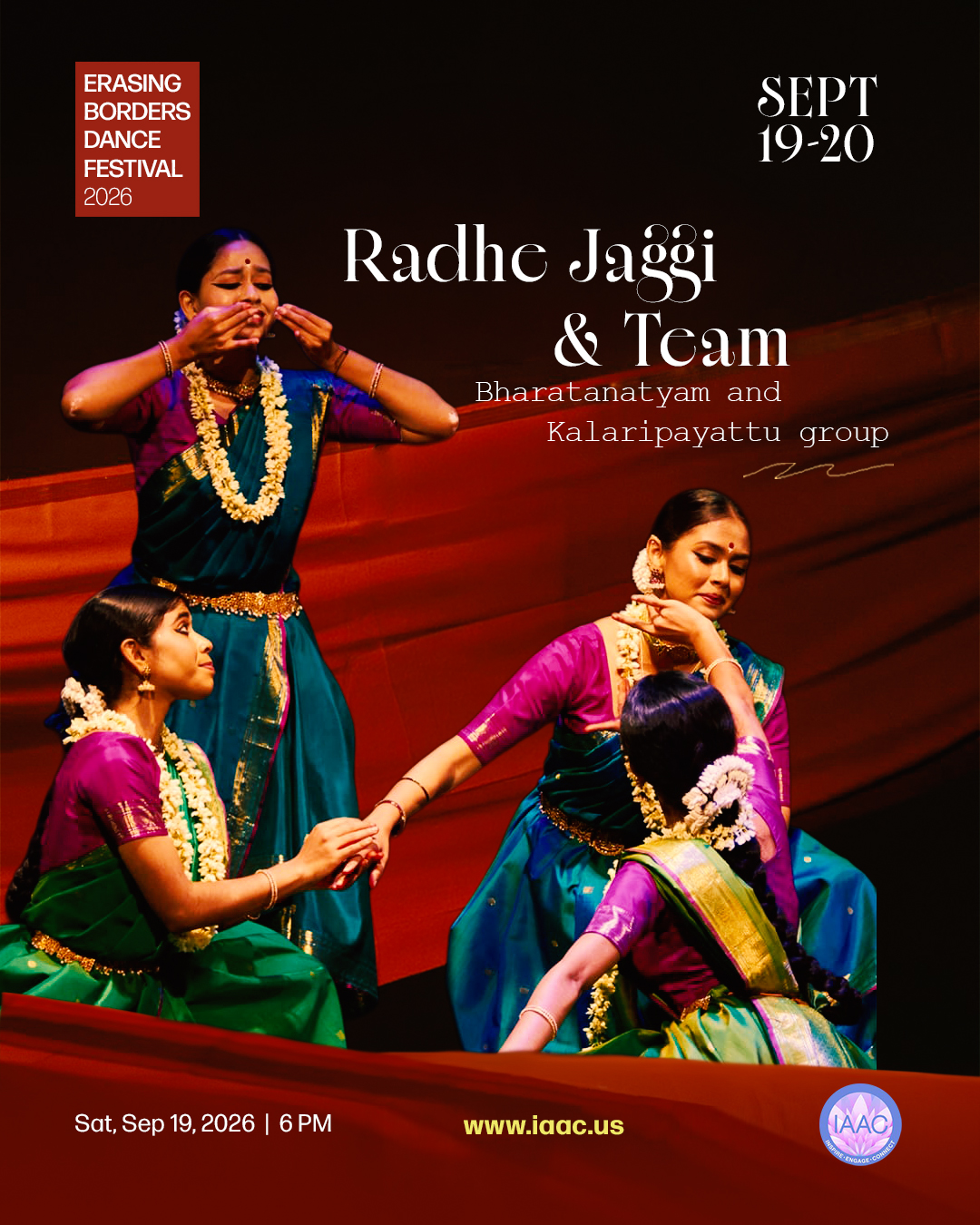 Indo-American Arts Council Facebook ad: Tickets | Erasing Borders Dance Festival 2026 | Box Office