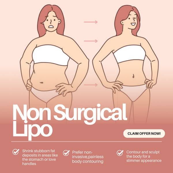BBL Body Confidence Facebook ad: Save 50% on Body Sculpting