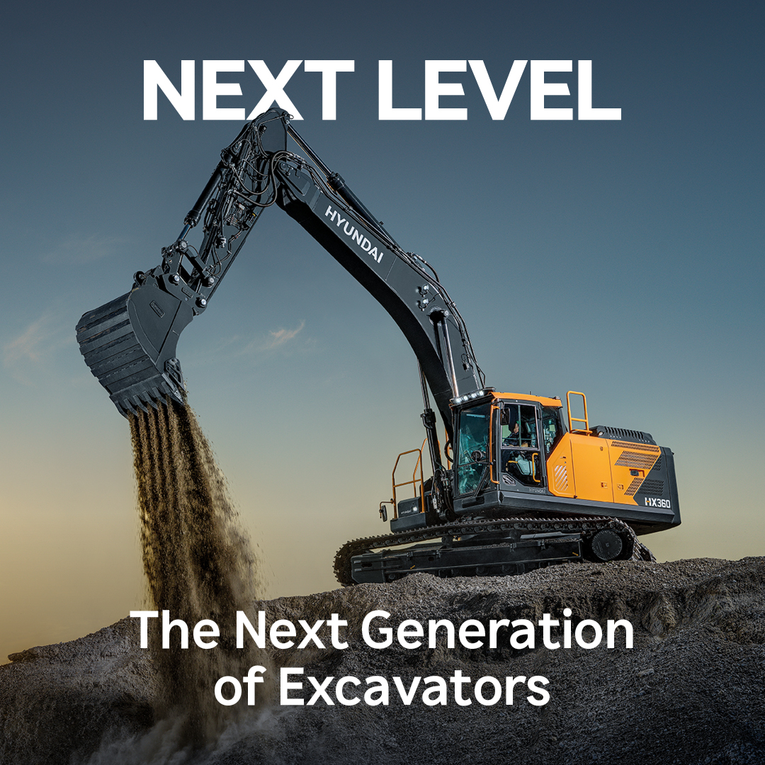 HD Hyundai Construction Equipment Europe Facebook ad: Introducing the all-new Hyundai Next Generation…